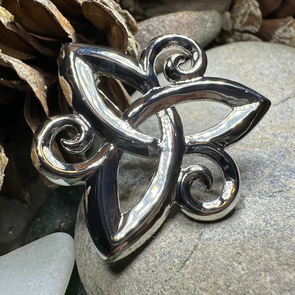 Ritona Celtic Spiral Brooch