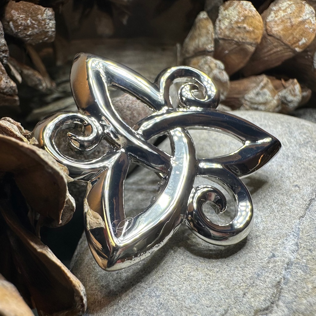 Ritona Celtic Spiral Brooch