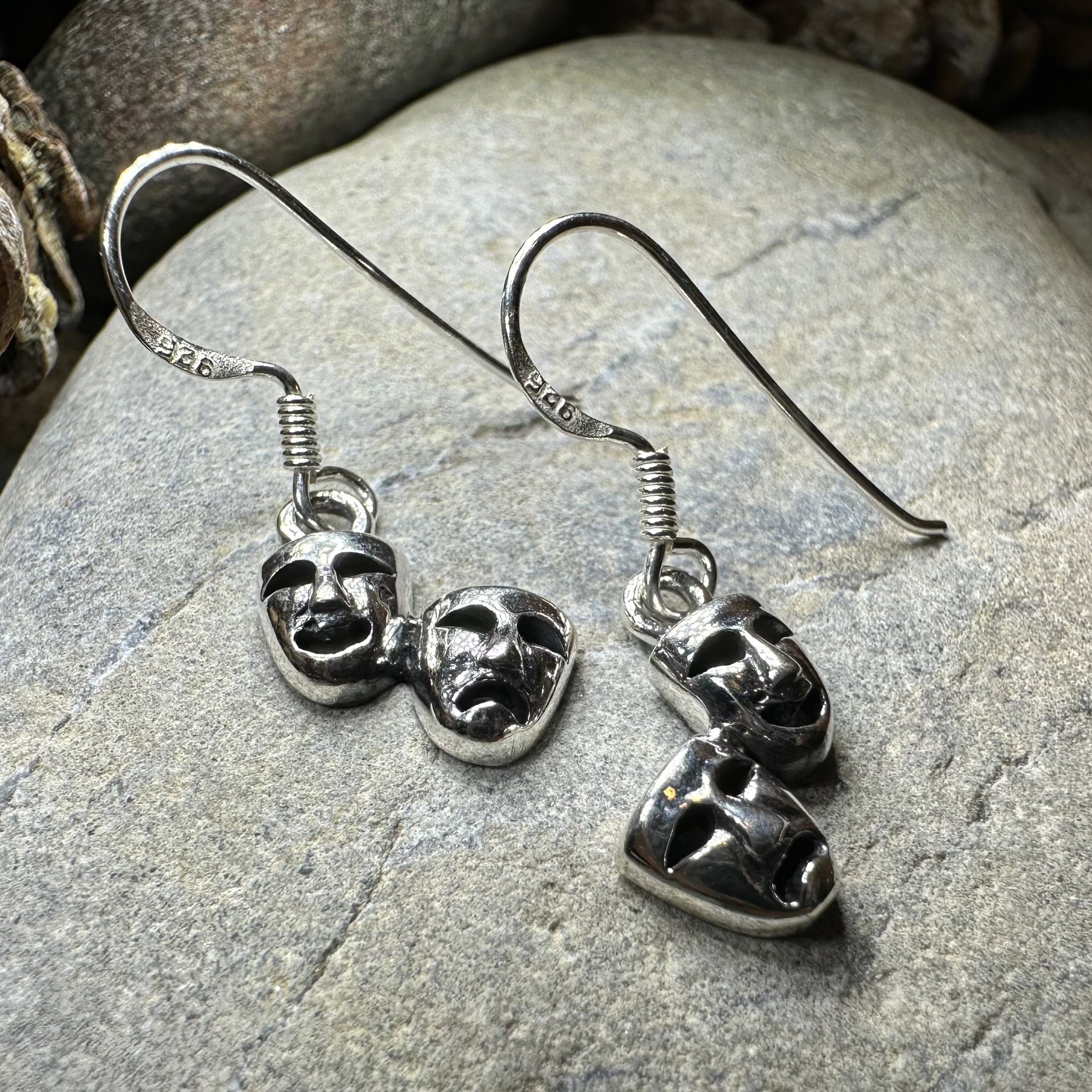 Theater Mask Earrings