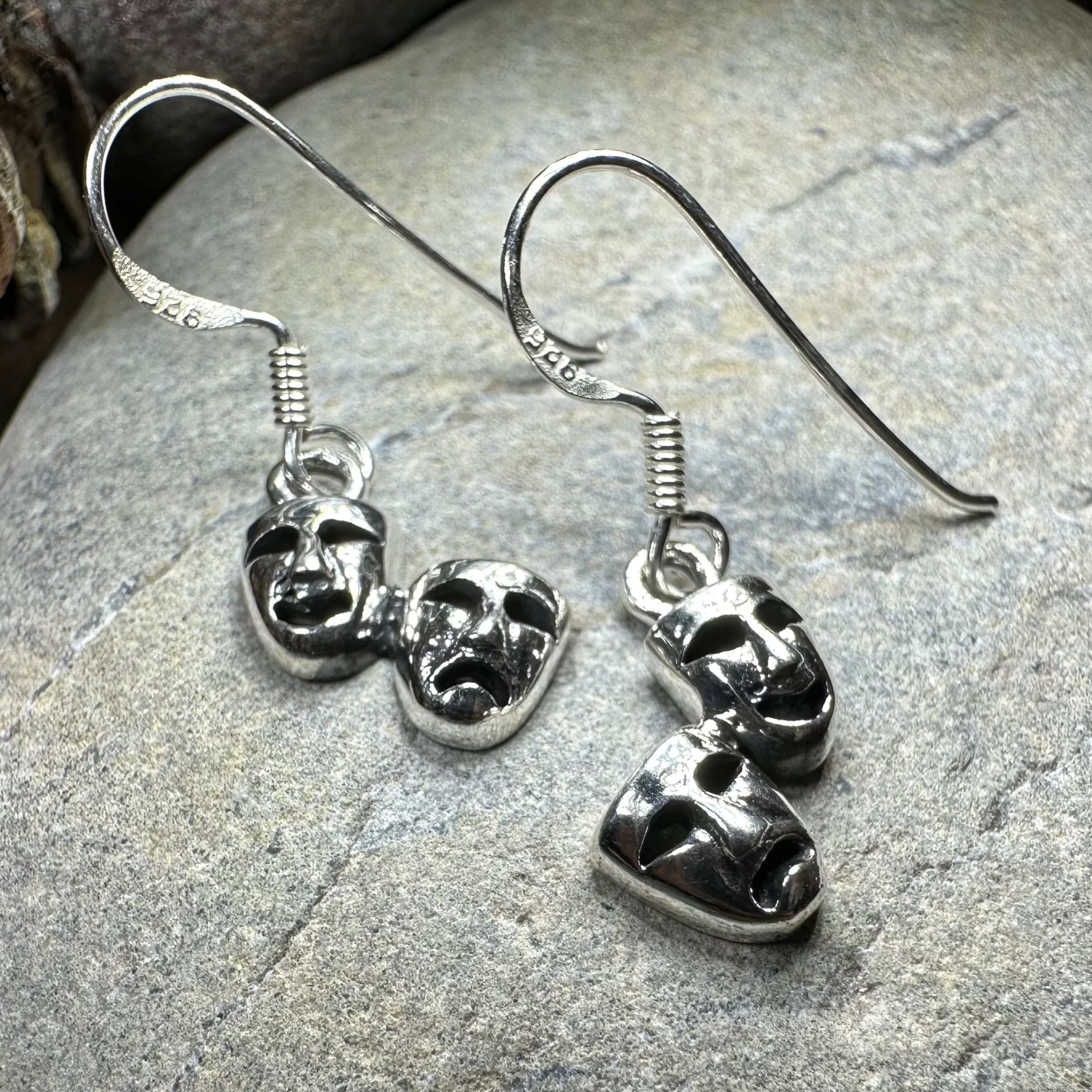 Theater Mask Earrings