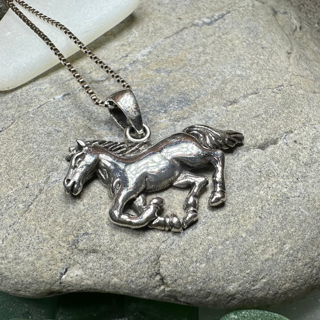 Windrider Horse Necklace