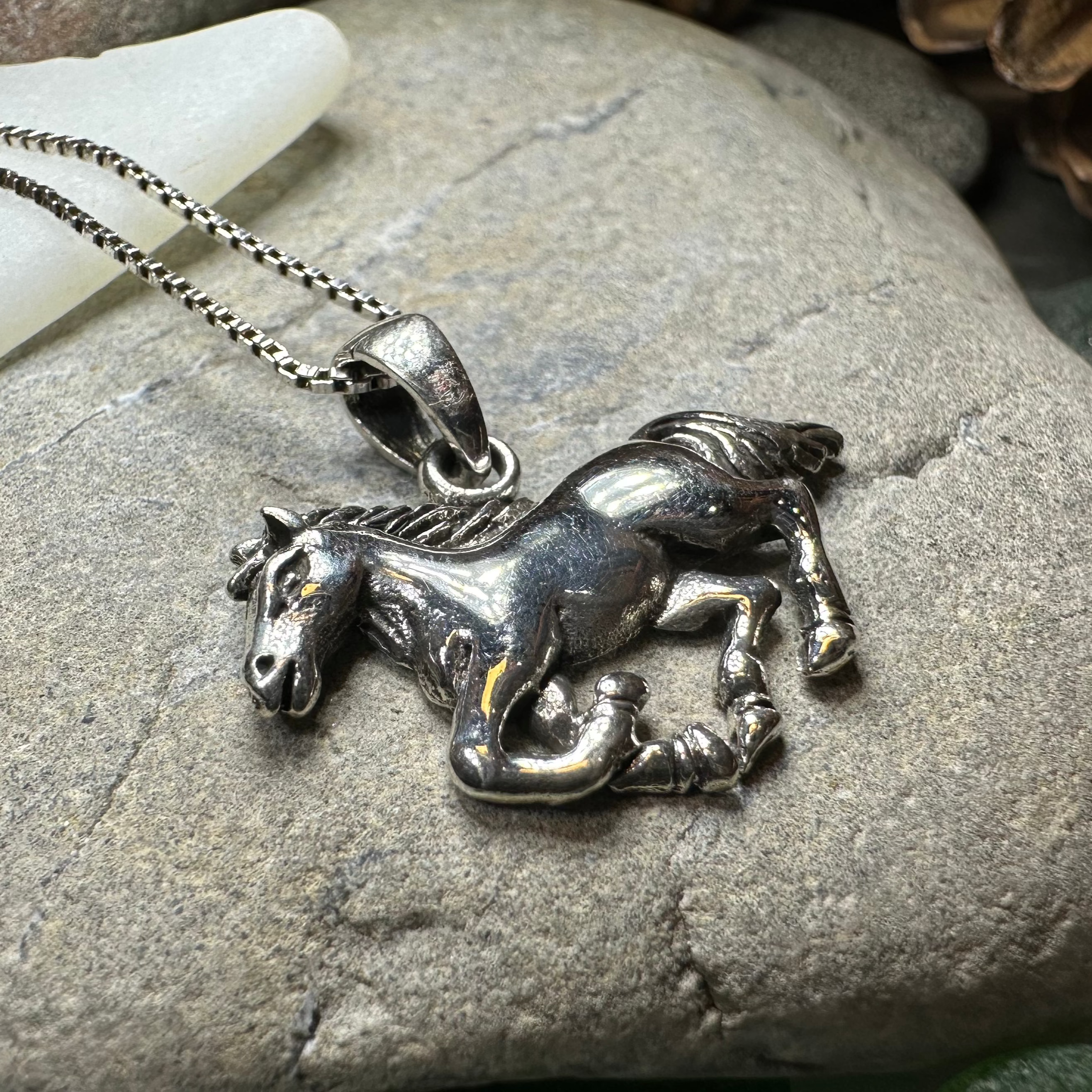 Windrider Horse Necklace