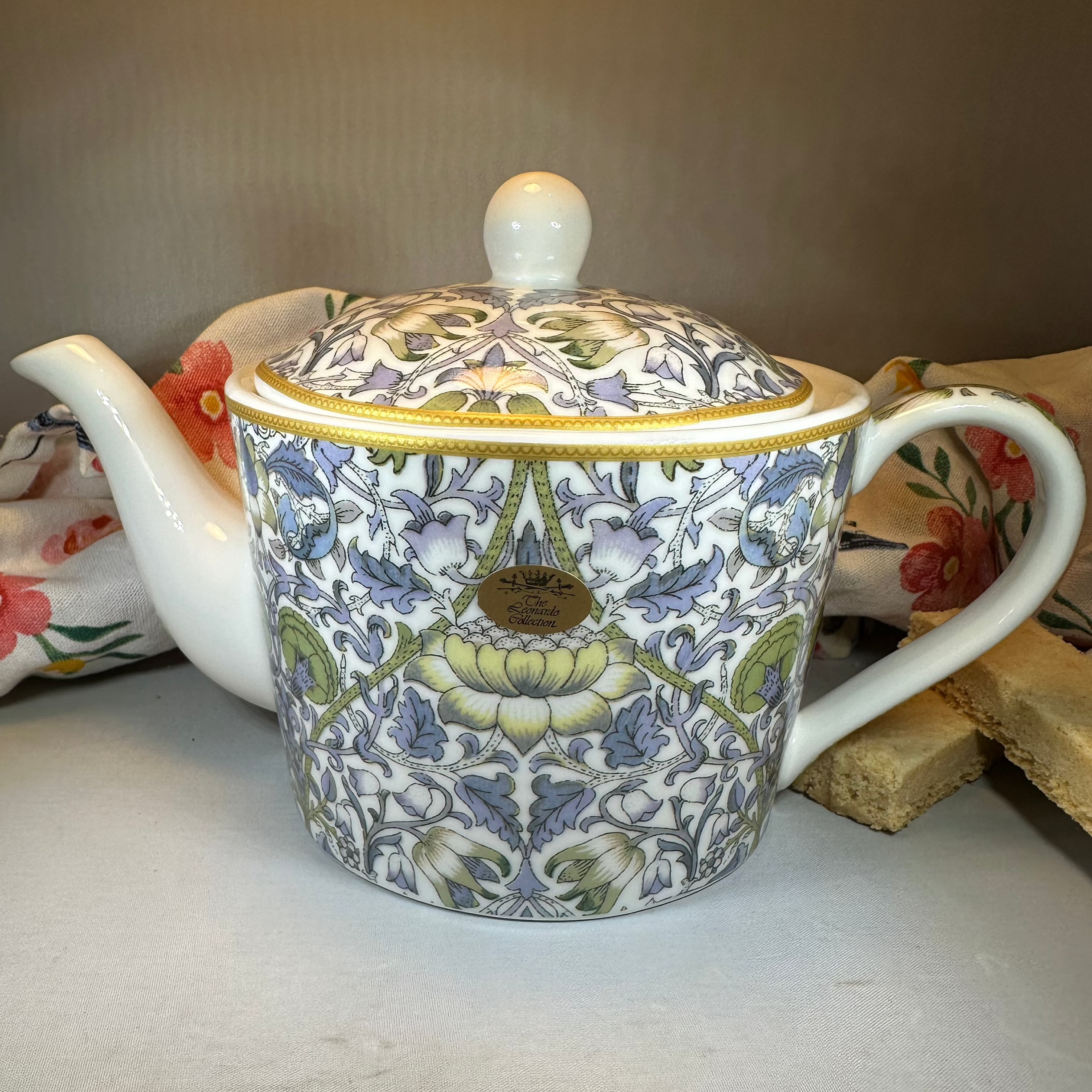 William Morris Lodden Fine China Teapot