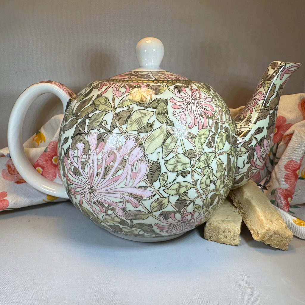 William Morris Honeysuckle Fine China Teapot