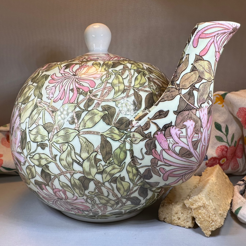 William Morris Honeysuckle Fine China Teapot