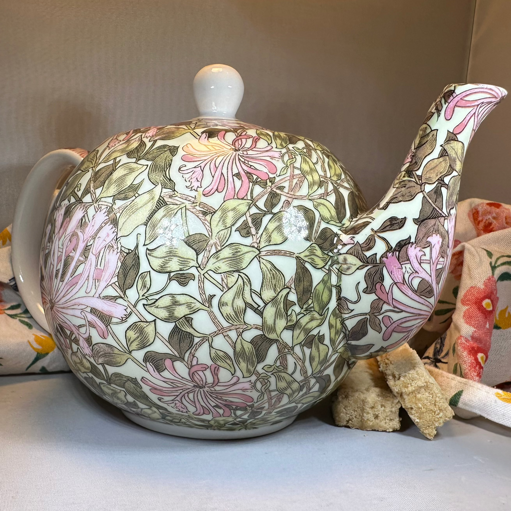 William Morris Honeysuckle Fine China Teapot