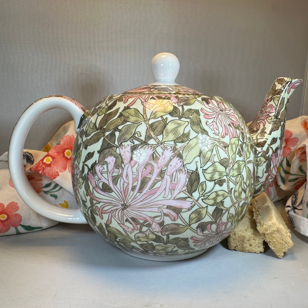 William Morris Honeysuckle Fine China Teapot