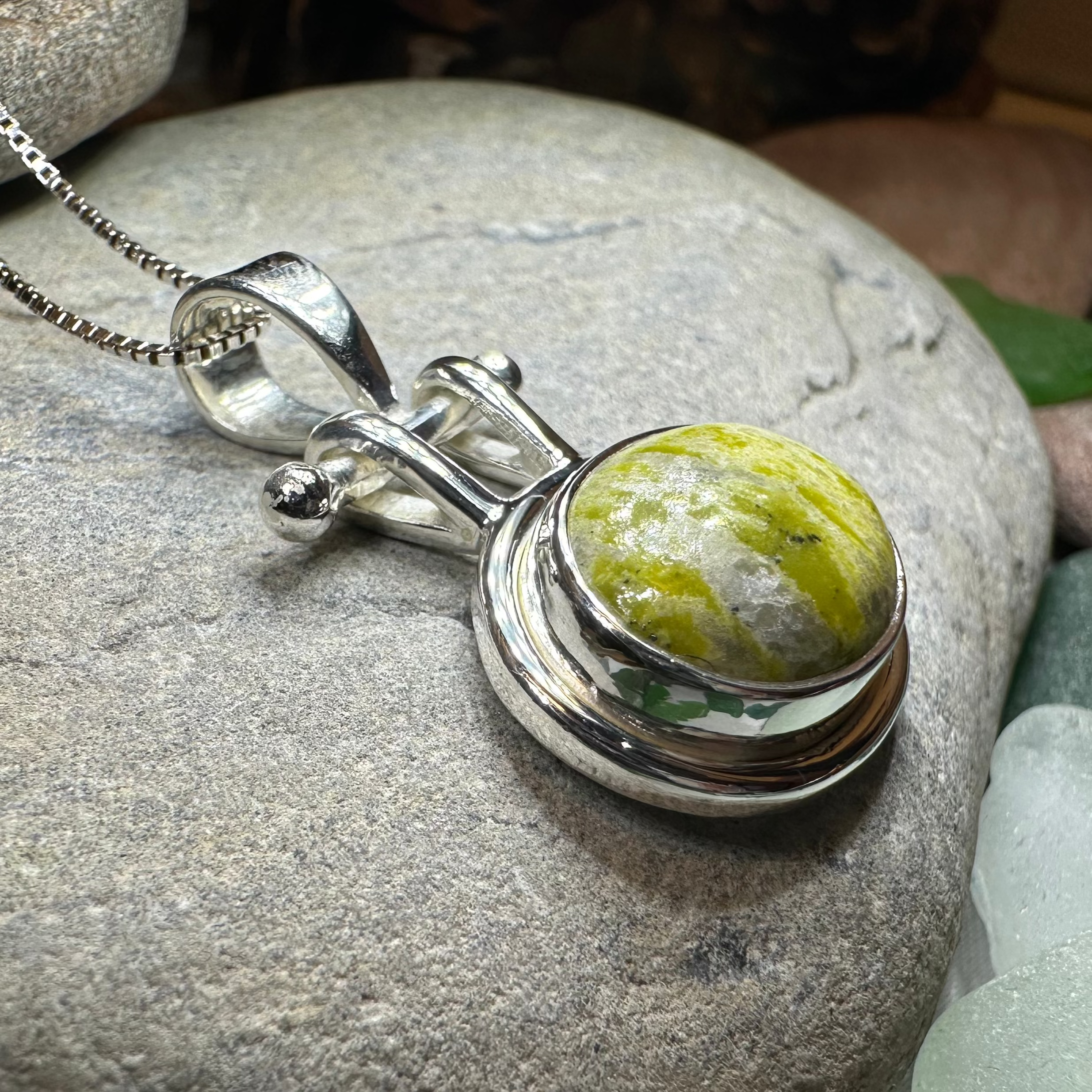 Shiela Connemara Marble Irish Necklace