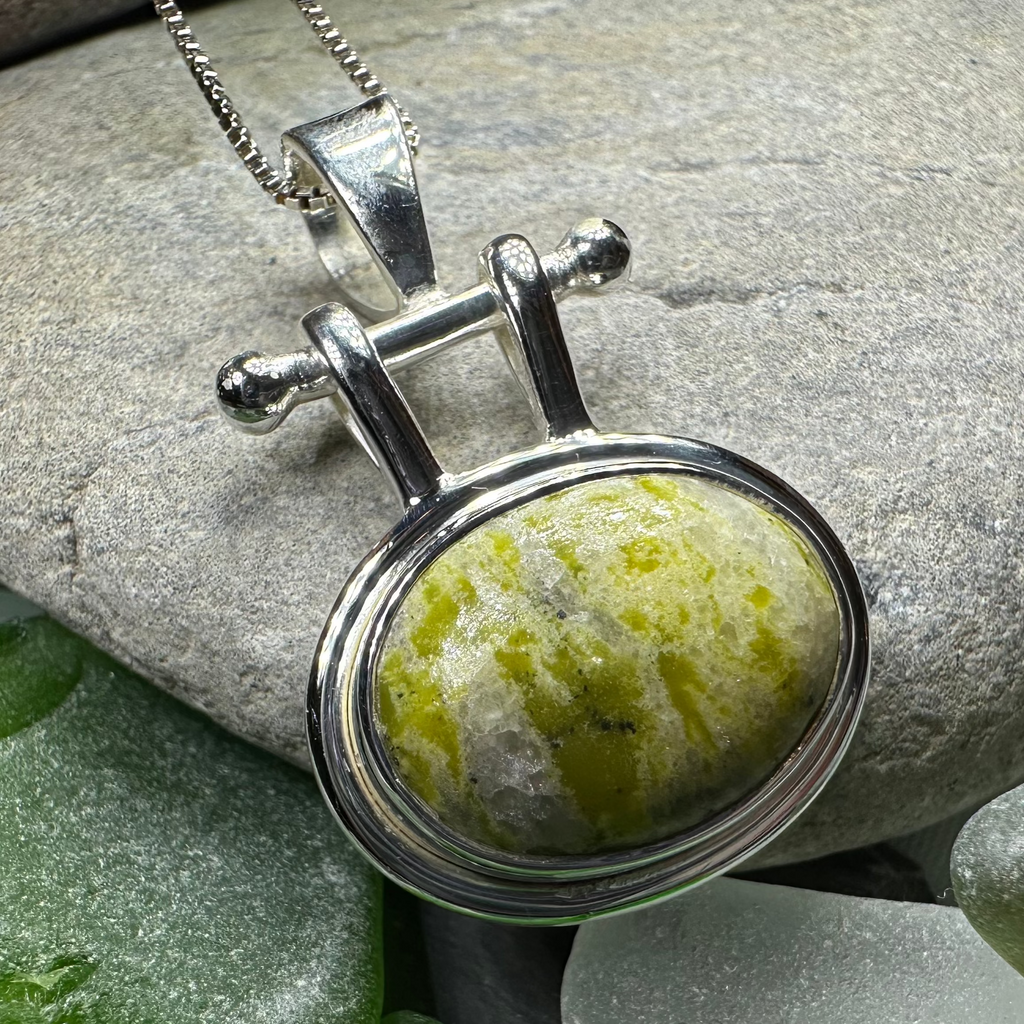 Shiela Connemara Marble Irish Necklace