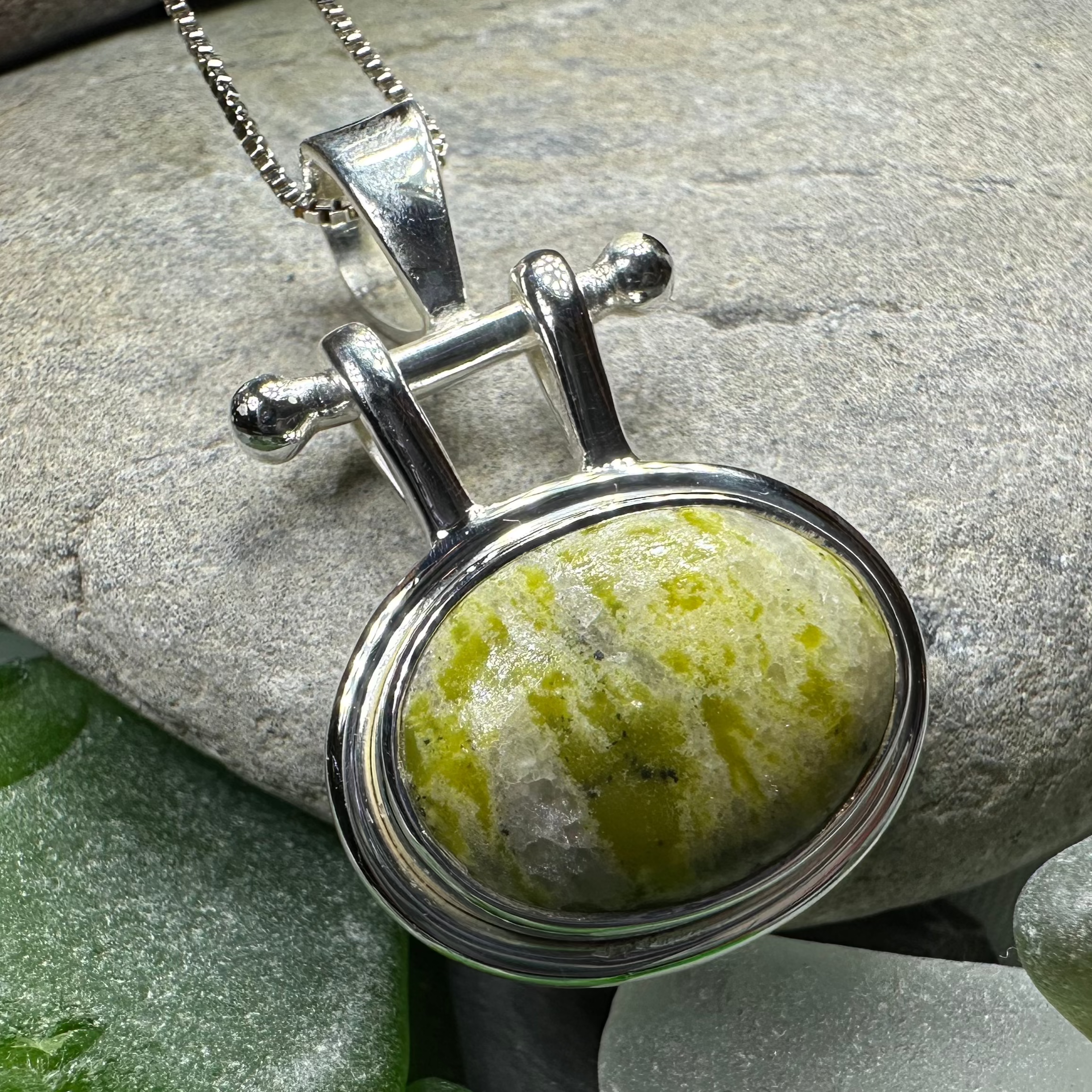 Shiela Connemara Marble Irish Necklace