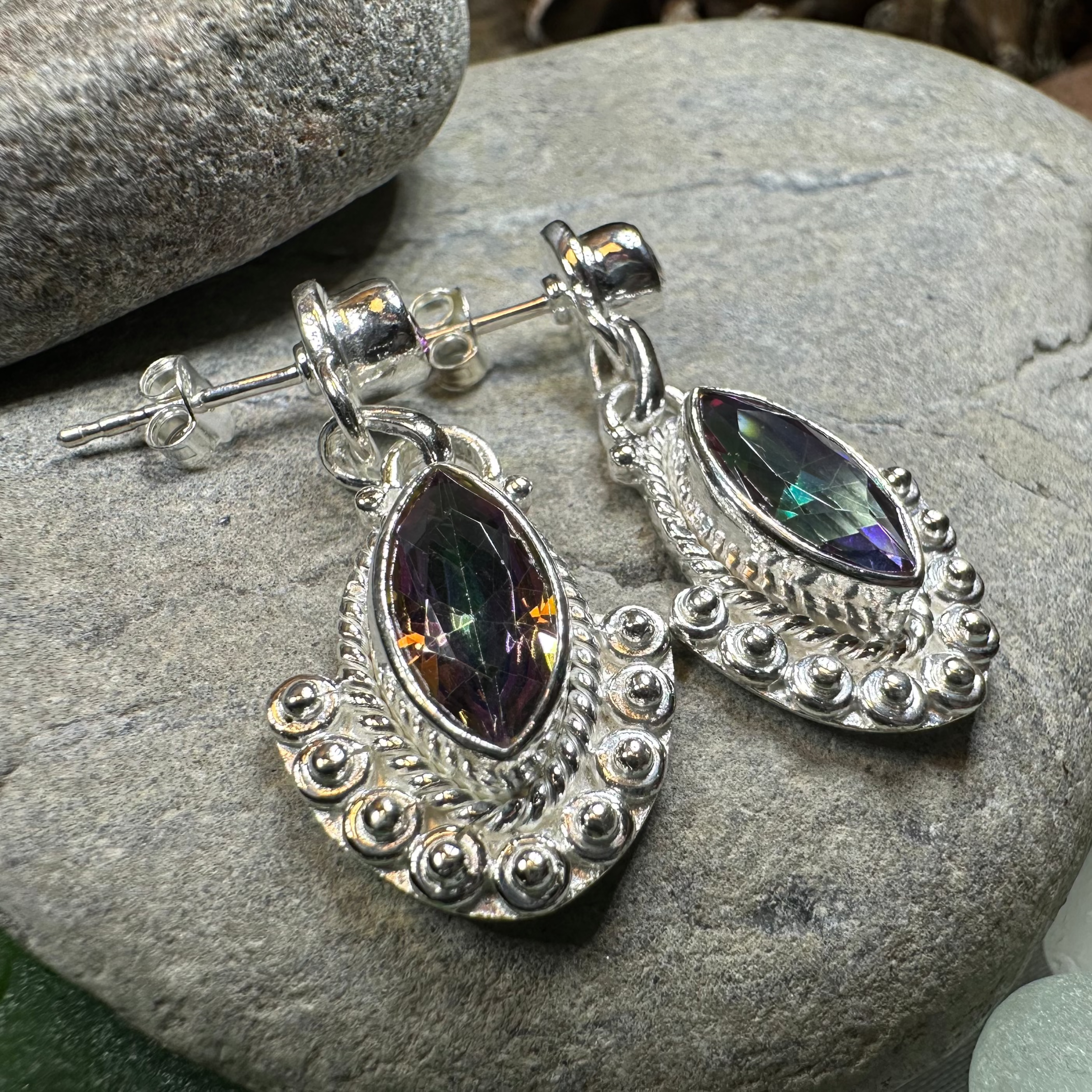 Lesedi Celtic Post Earrings