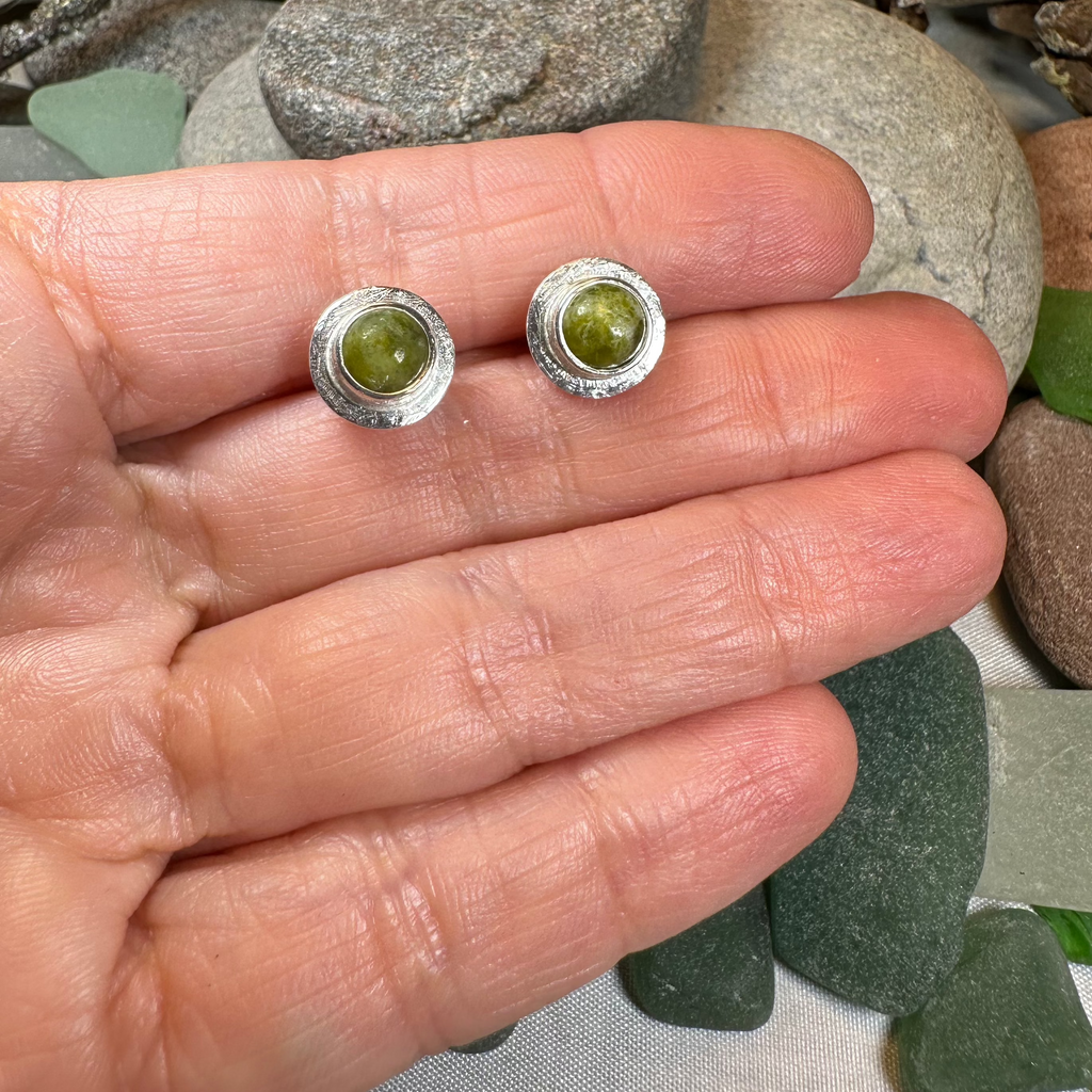 Connemara Marble Irish Coast Post Earrings