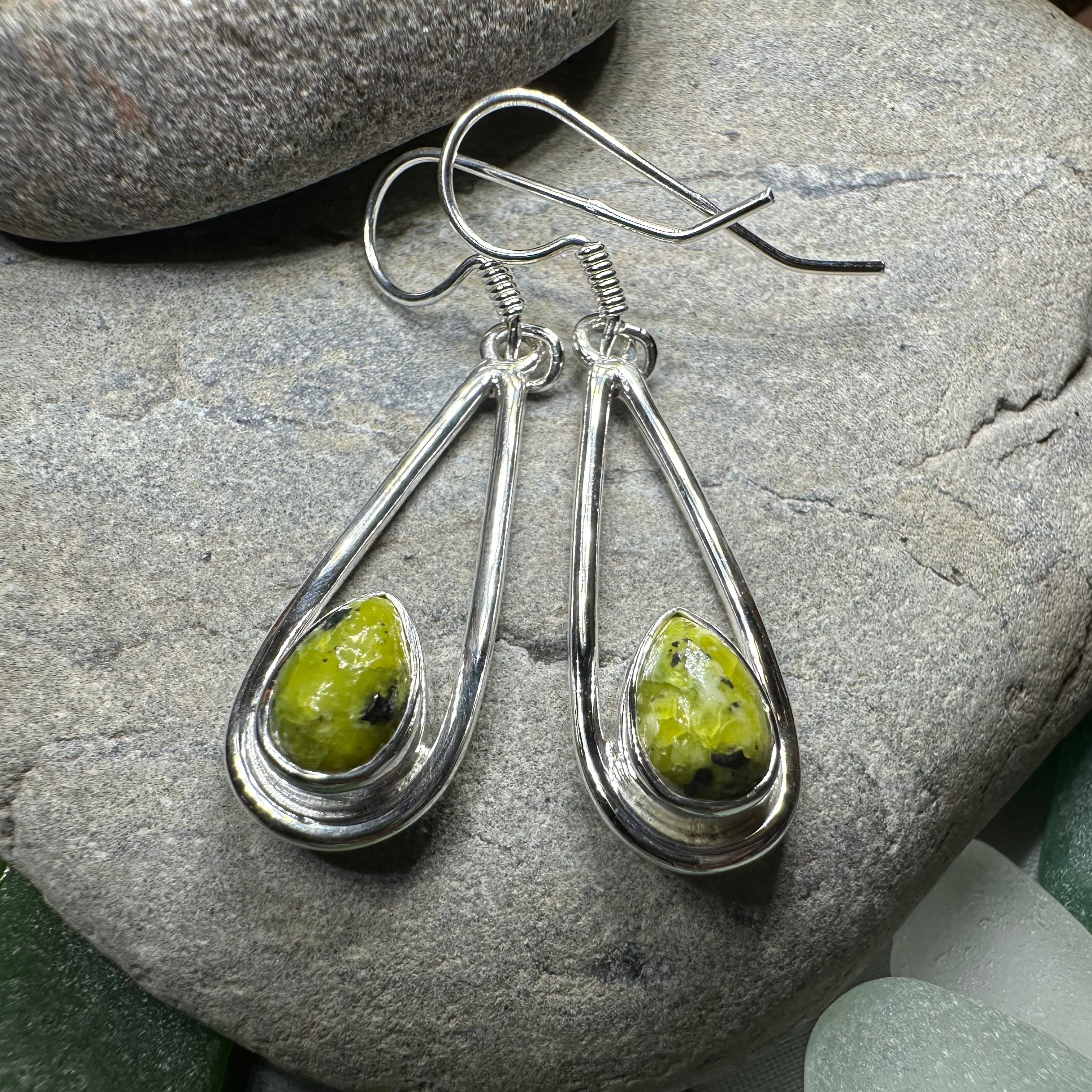 Connemara Marble Irish Sliabh Earrings