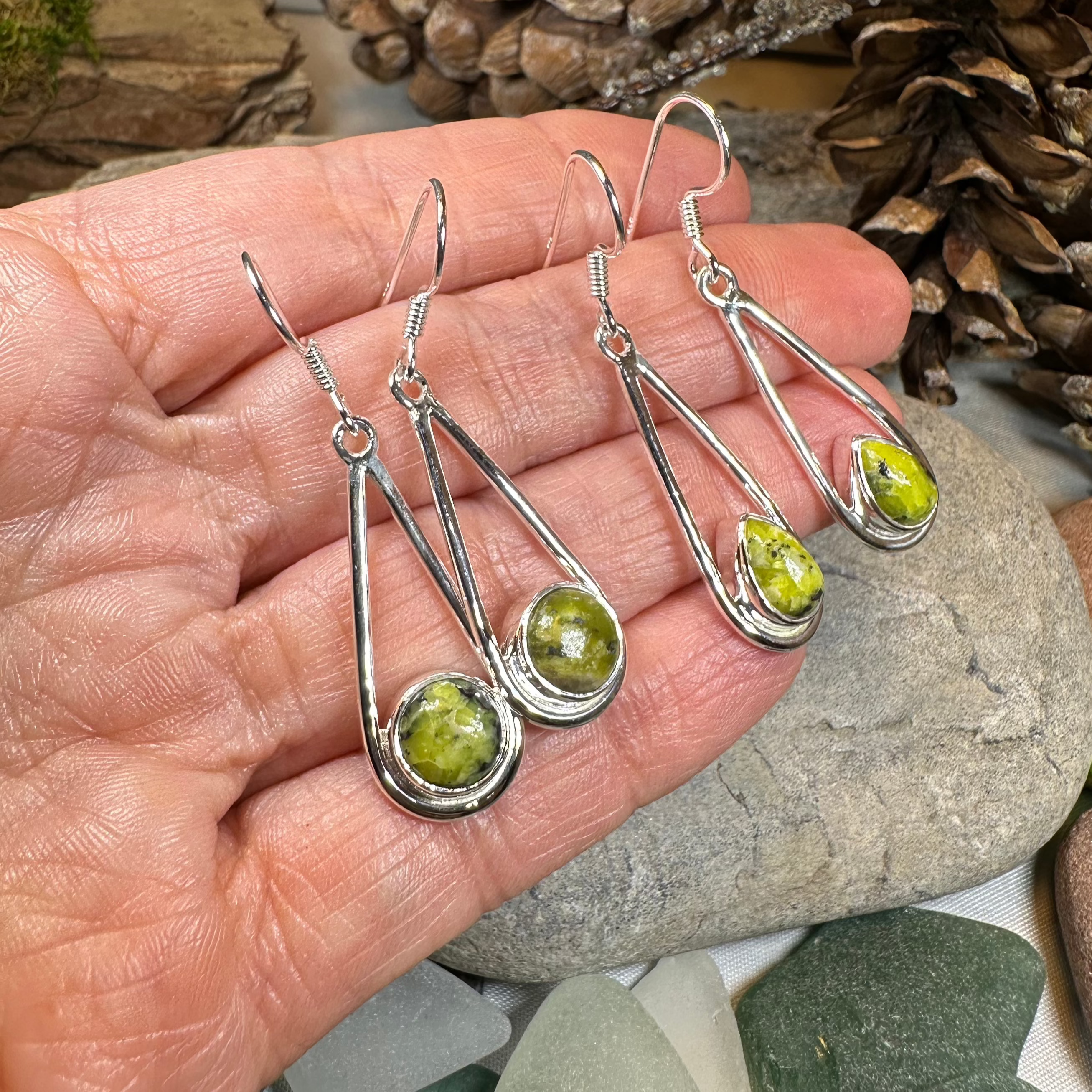 Connemara Marble Irish Sliabh Earrings