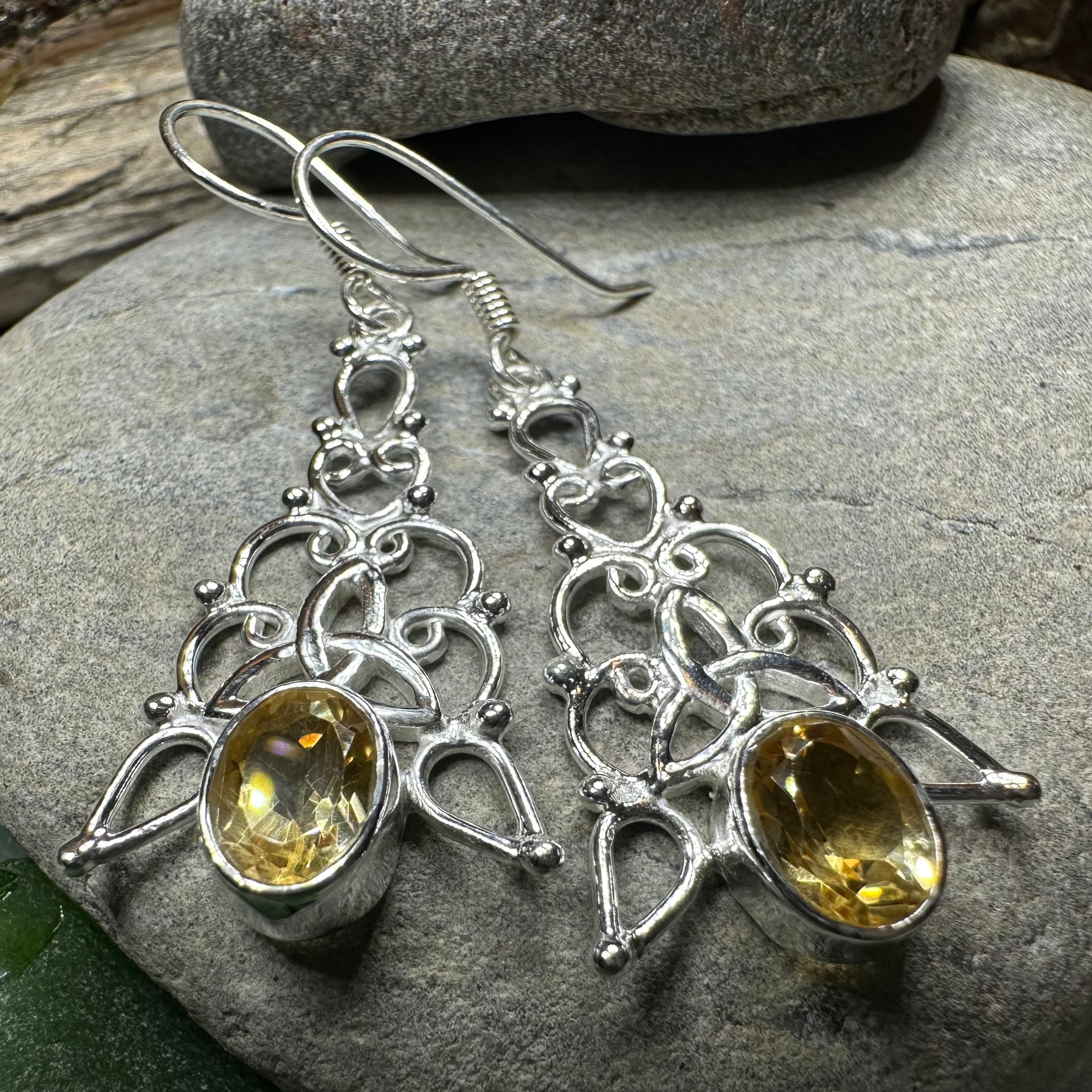 Angeni Trinity Knot Earrings