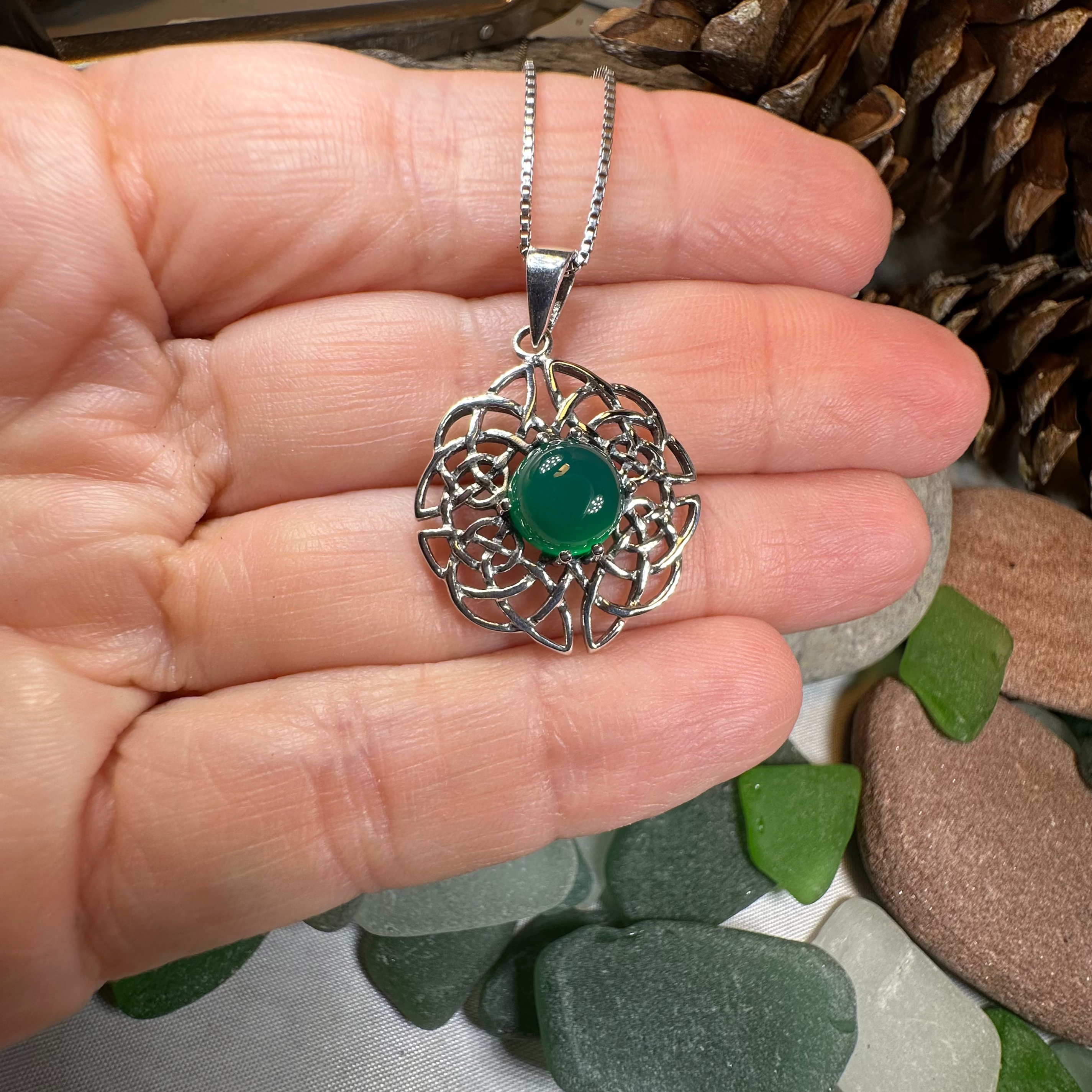 Elvenfire Celtic Knot Necklace