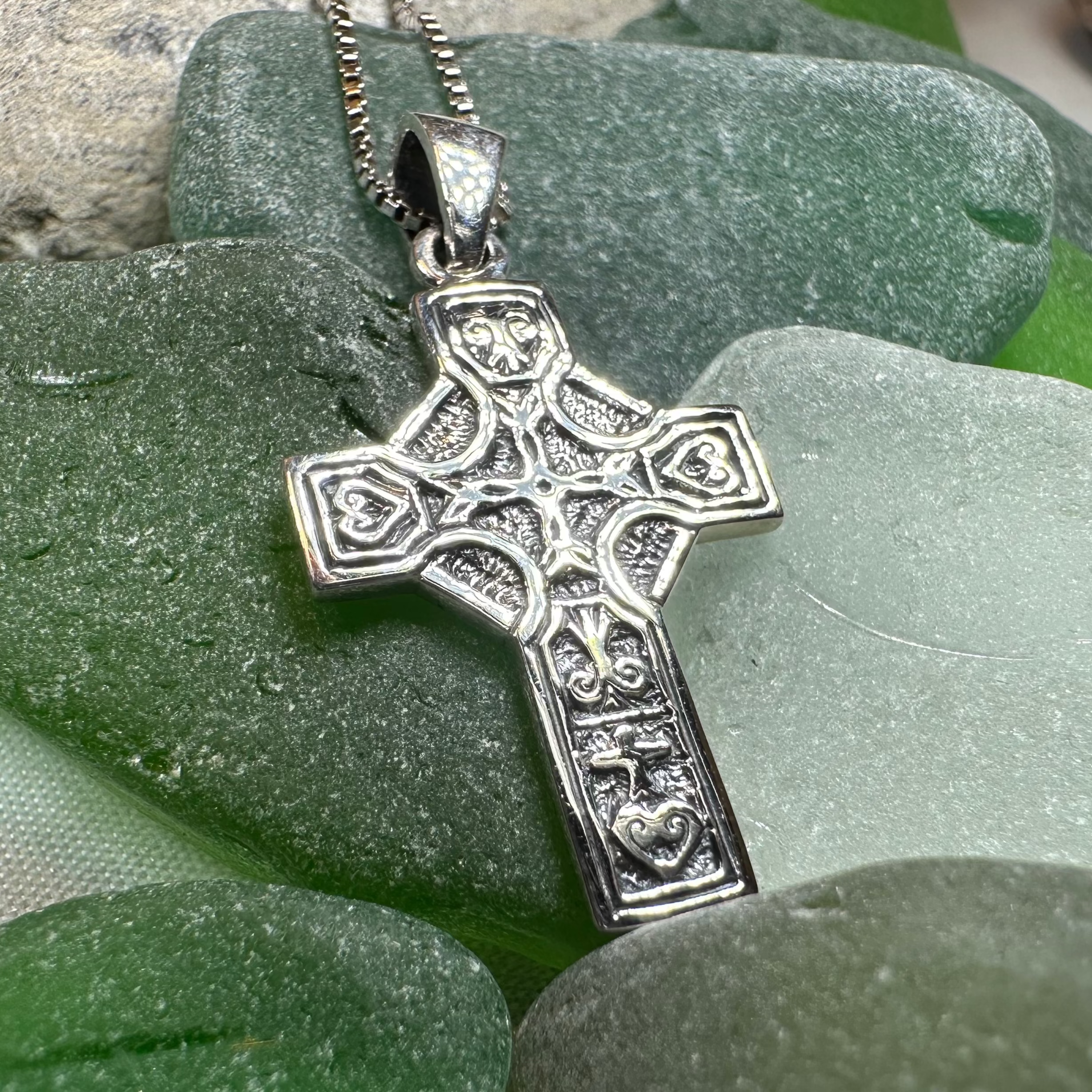 Celtic Blessing Celtic Cross Necklace