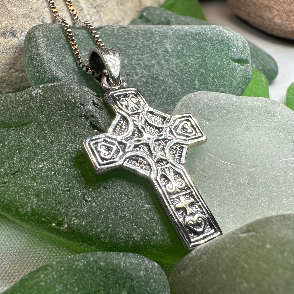 Celtic Blessing Celtic Cross Necklace