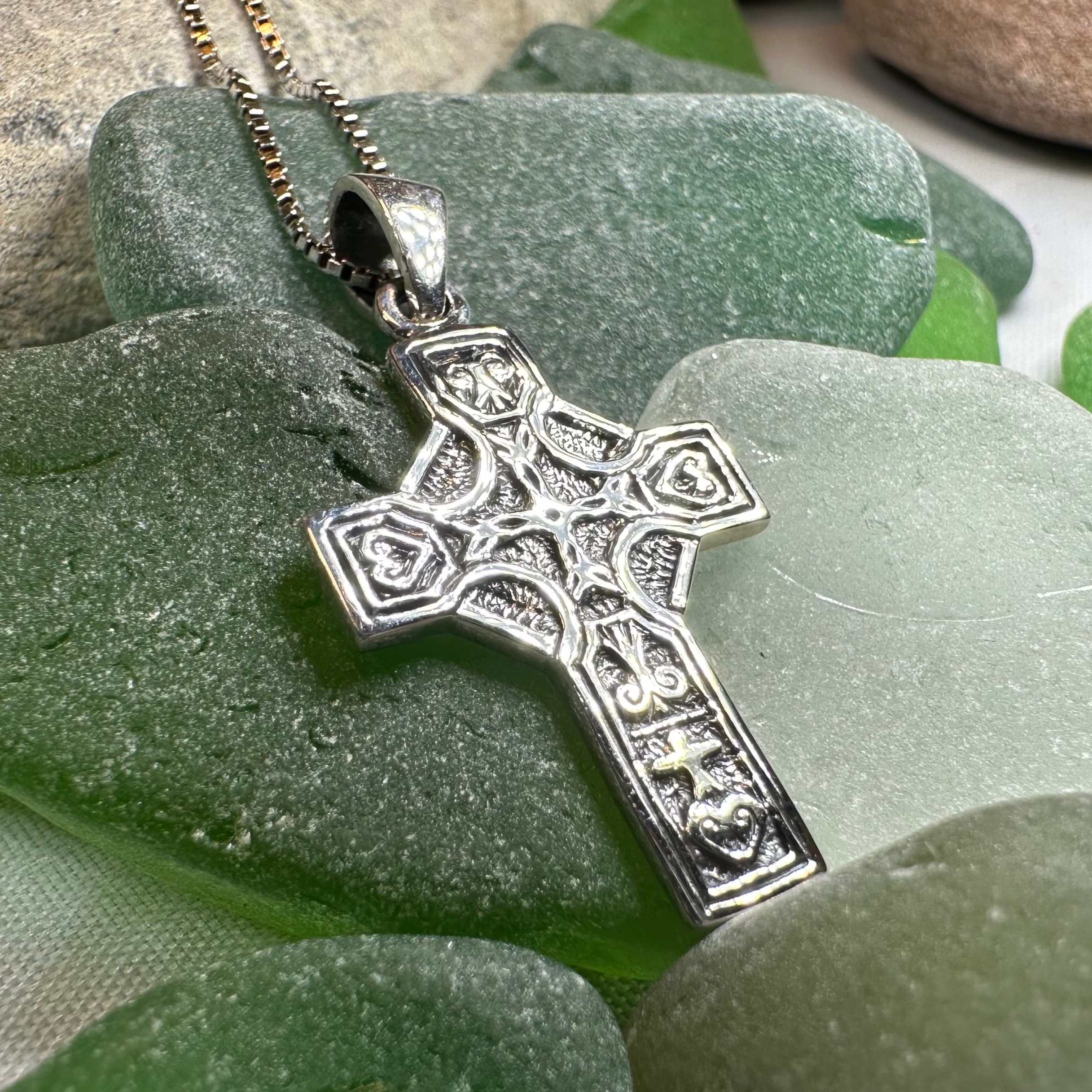 Celtic Blessing Celtic Cross Necklace