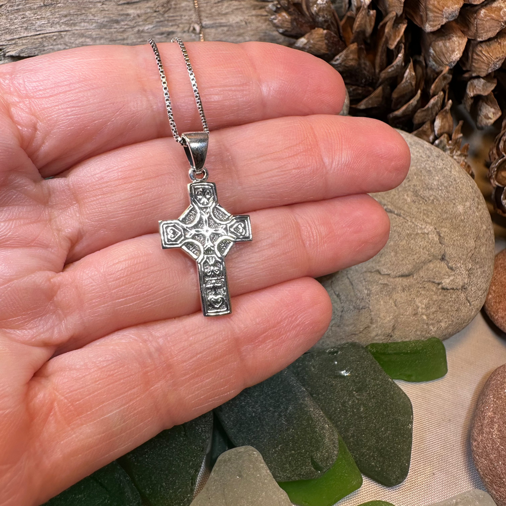 Celtic Blessing Celtic Cross Necklace