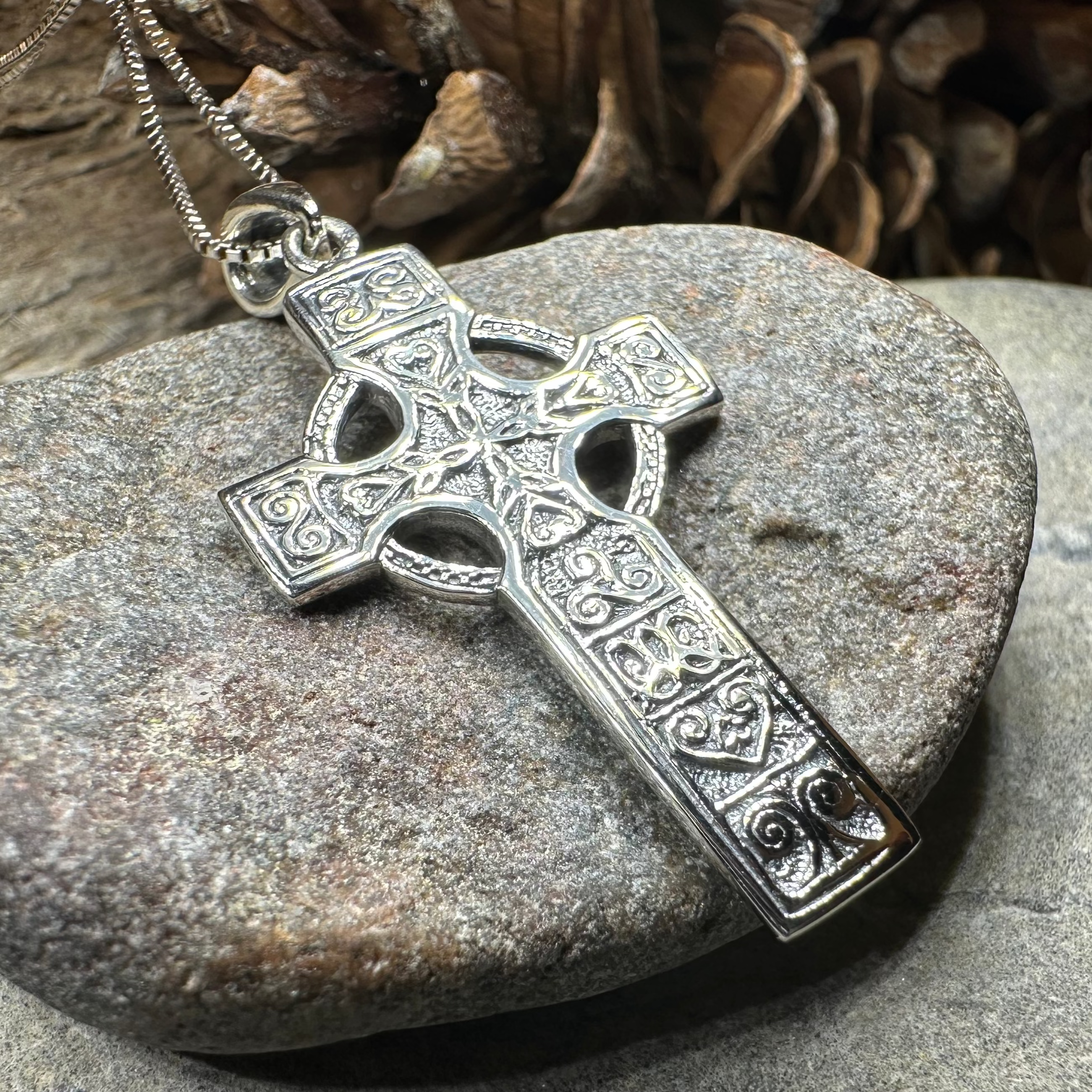 Columba Celtic Cross Necklace