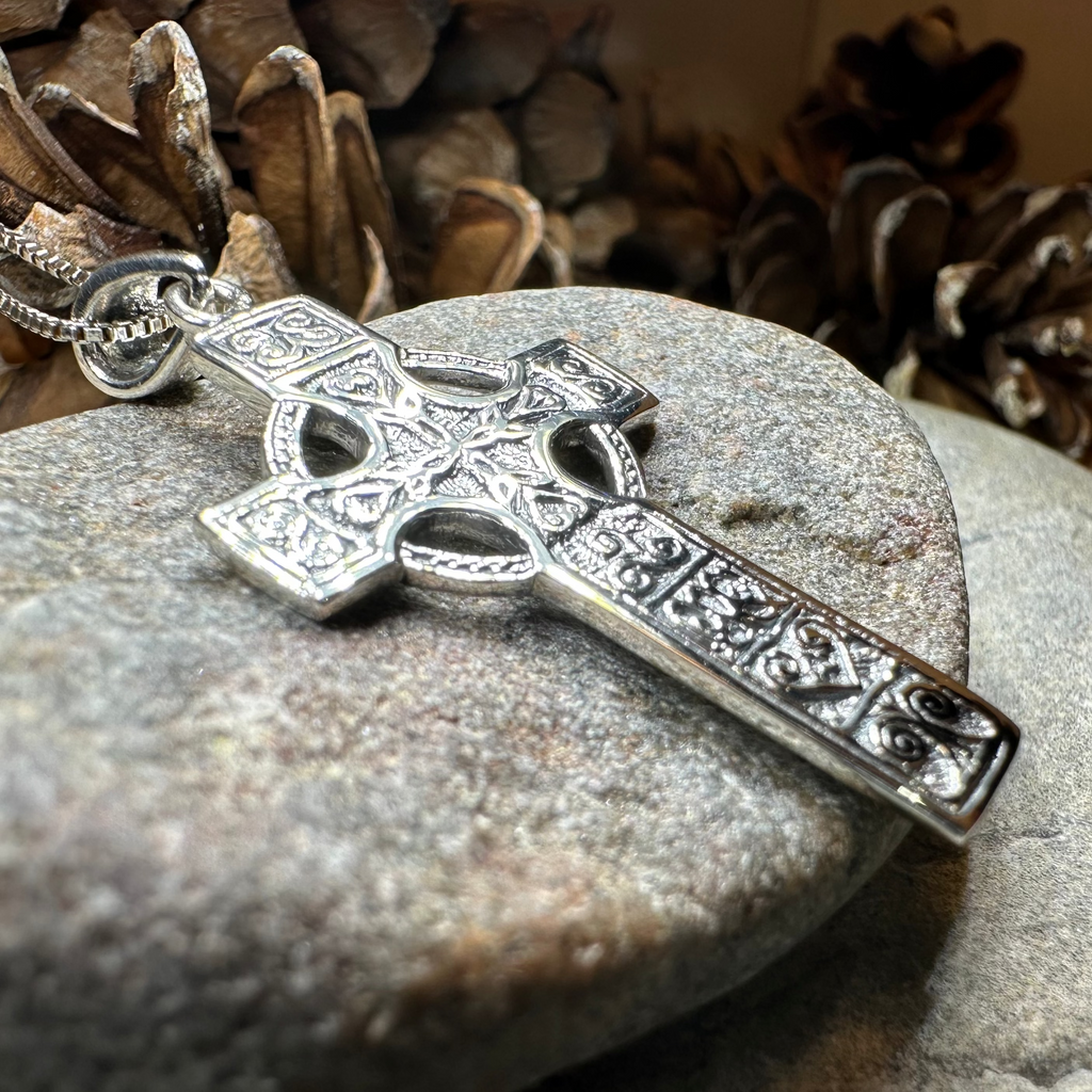Columba Celtic Cross Necklace