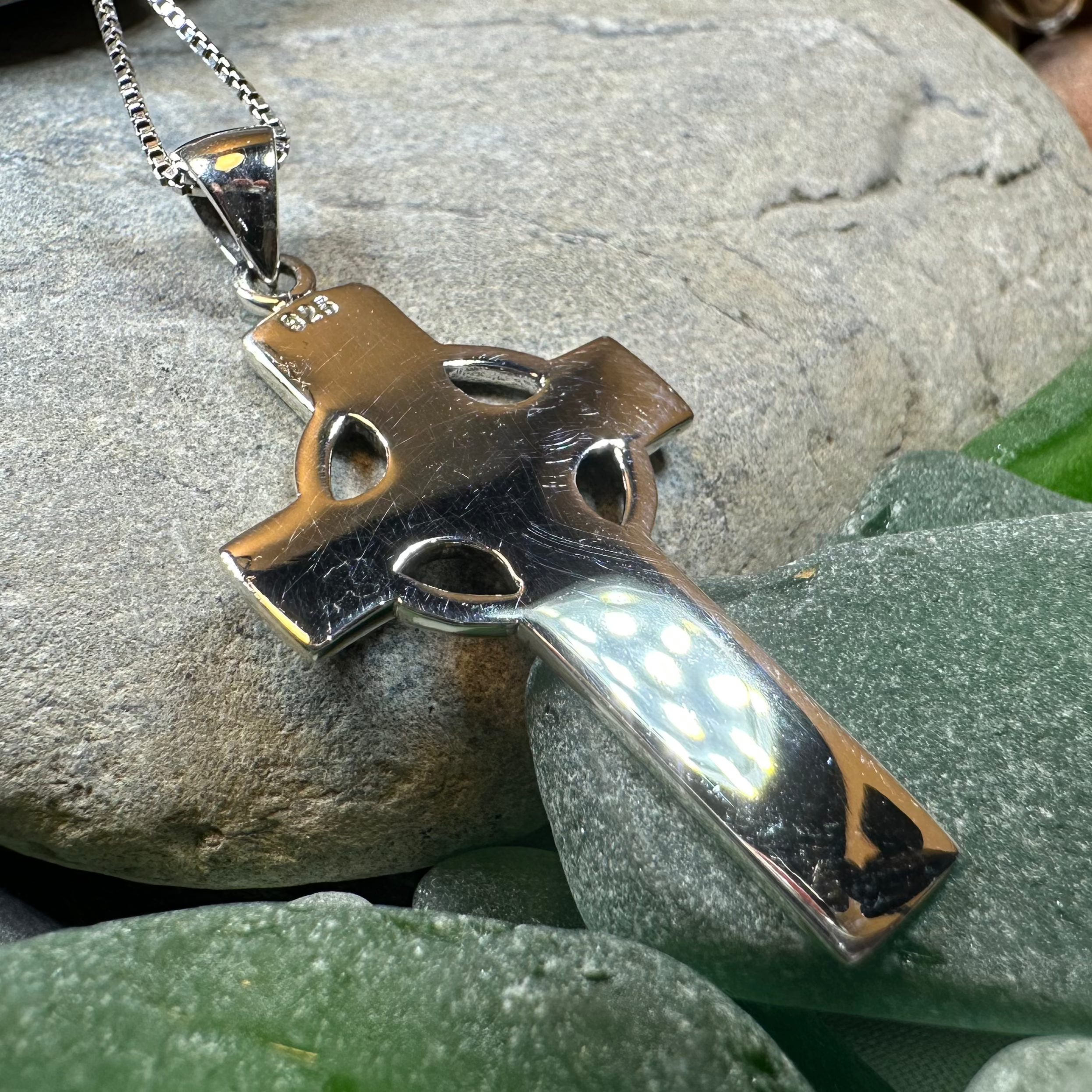 Columba Celtic Cross Necklace