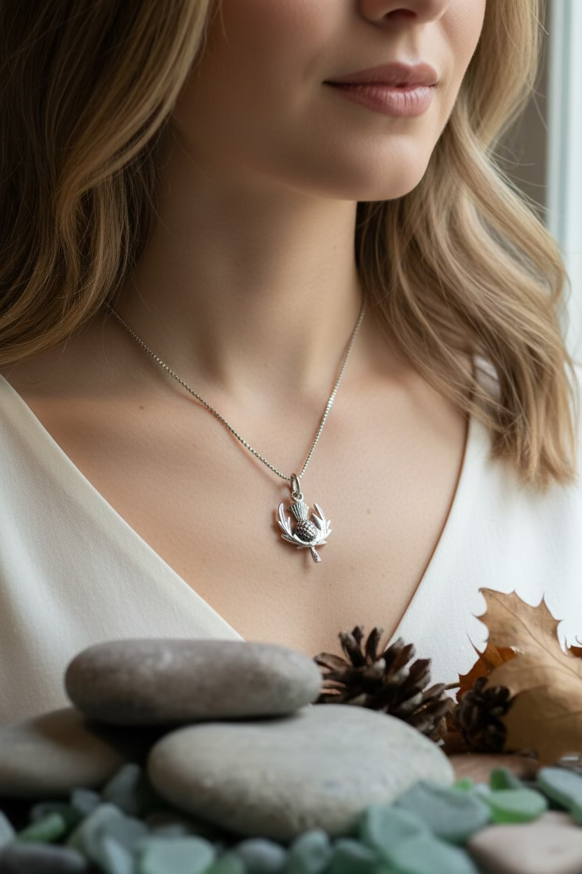 Sarabeth Thistle Necklace