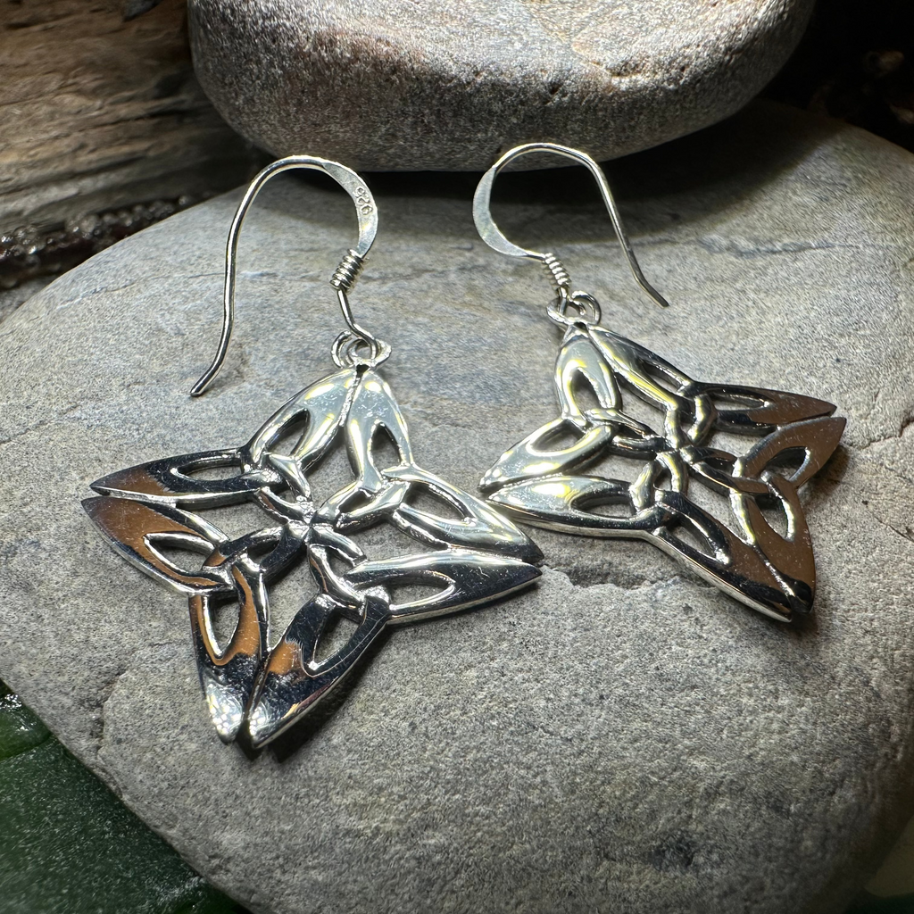 Nymah Trinity Knot Earrings