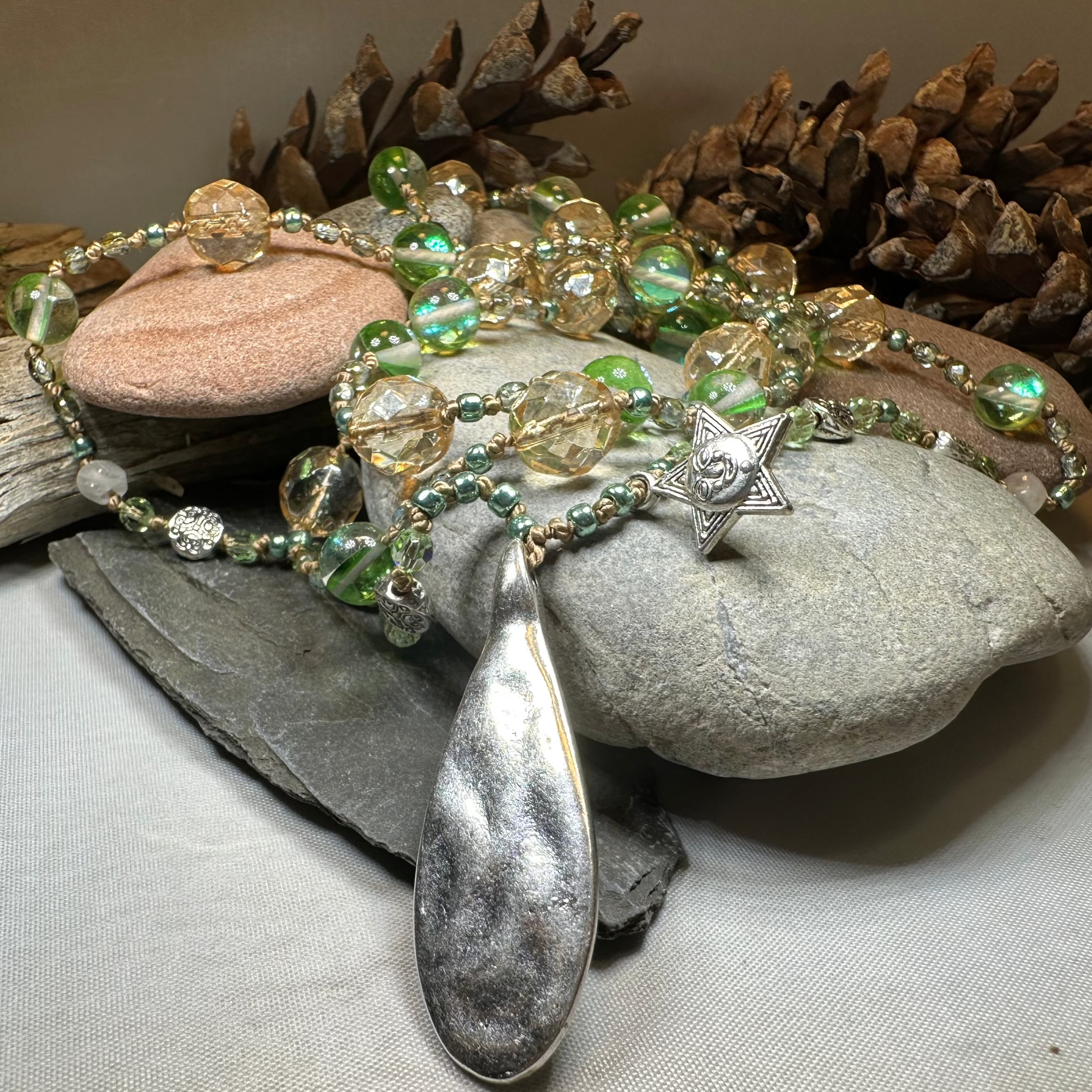 Elven Watersprite Seastar Necklace