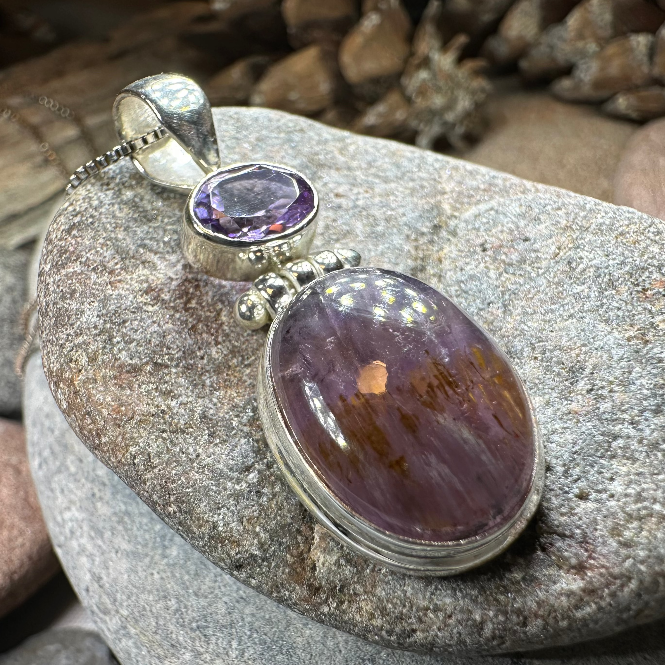 Celtic Amethyst Dusk Necklace