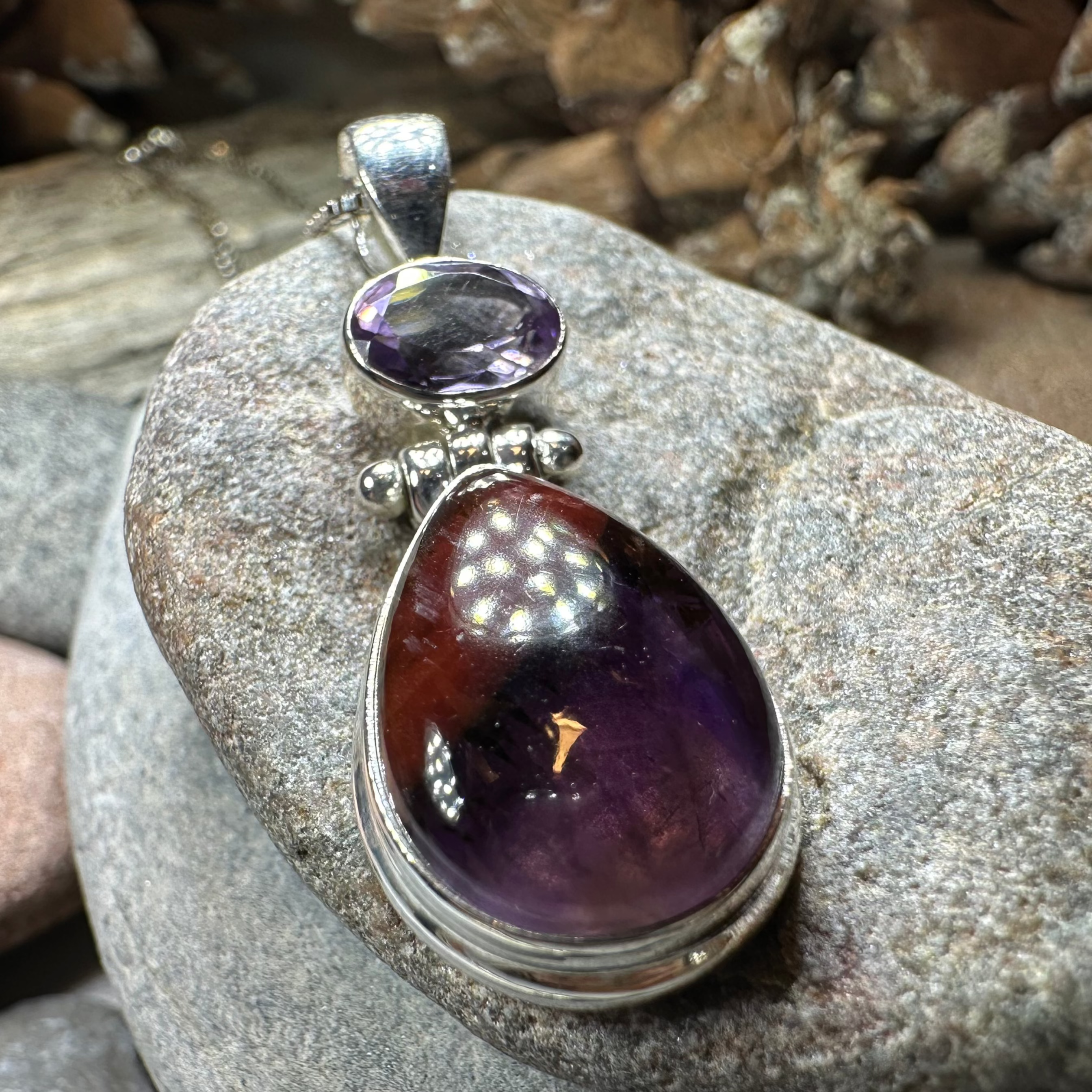 Celtic Amethyst Dusk Necklace
