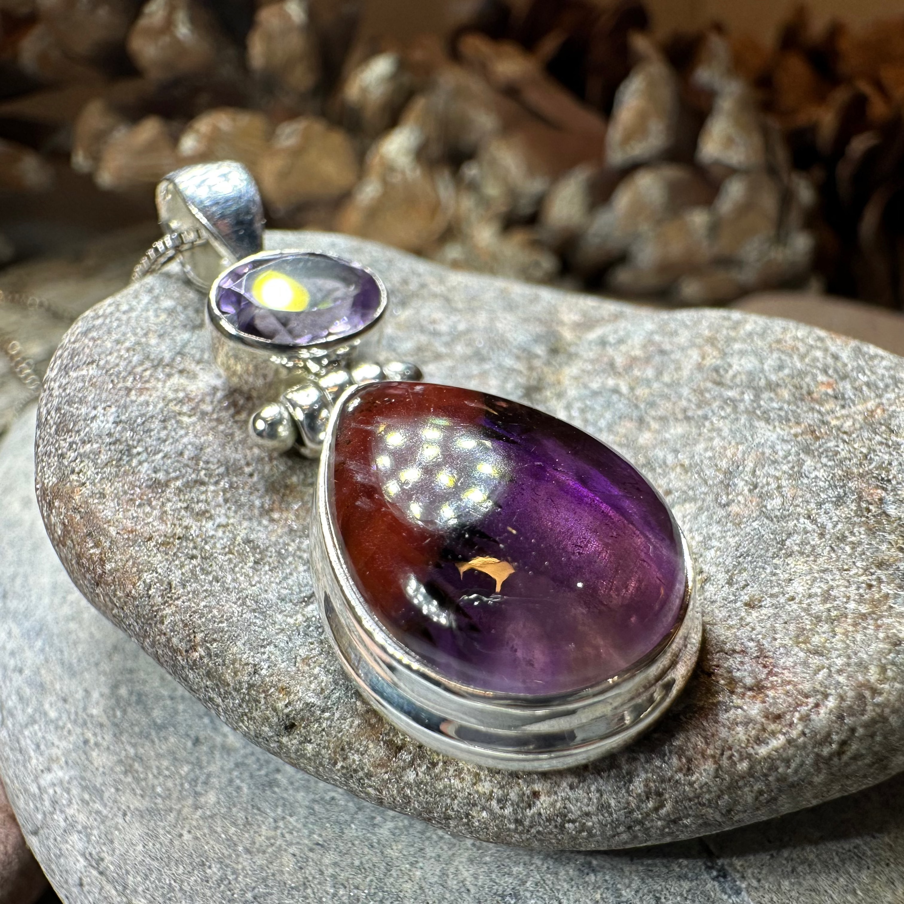 Celtic Amethyst Dusk Necklace