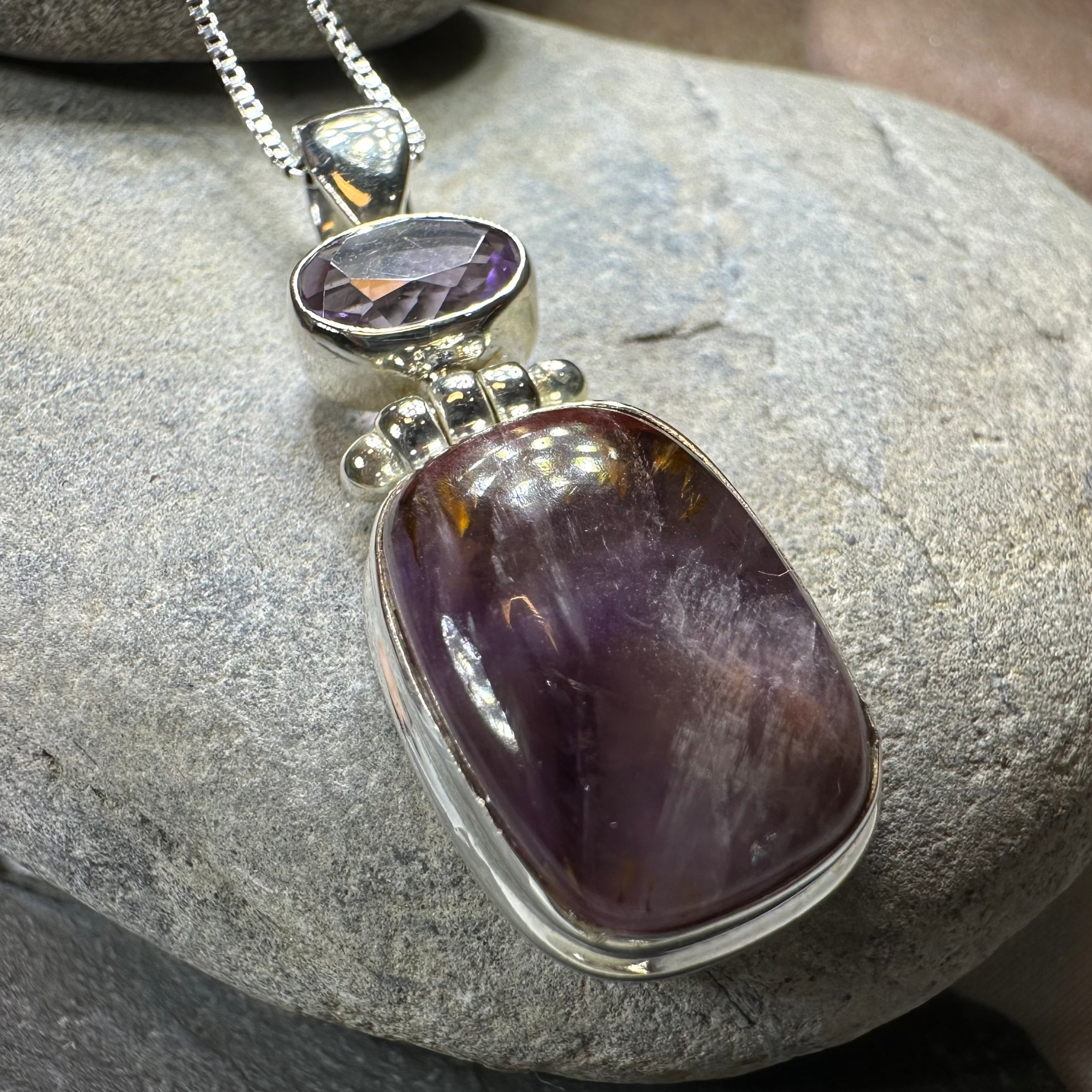 Celtic Amethyst Dusk Necklace