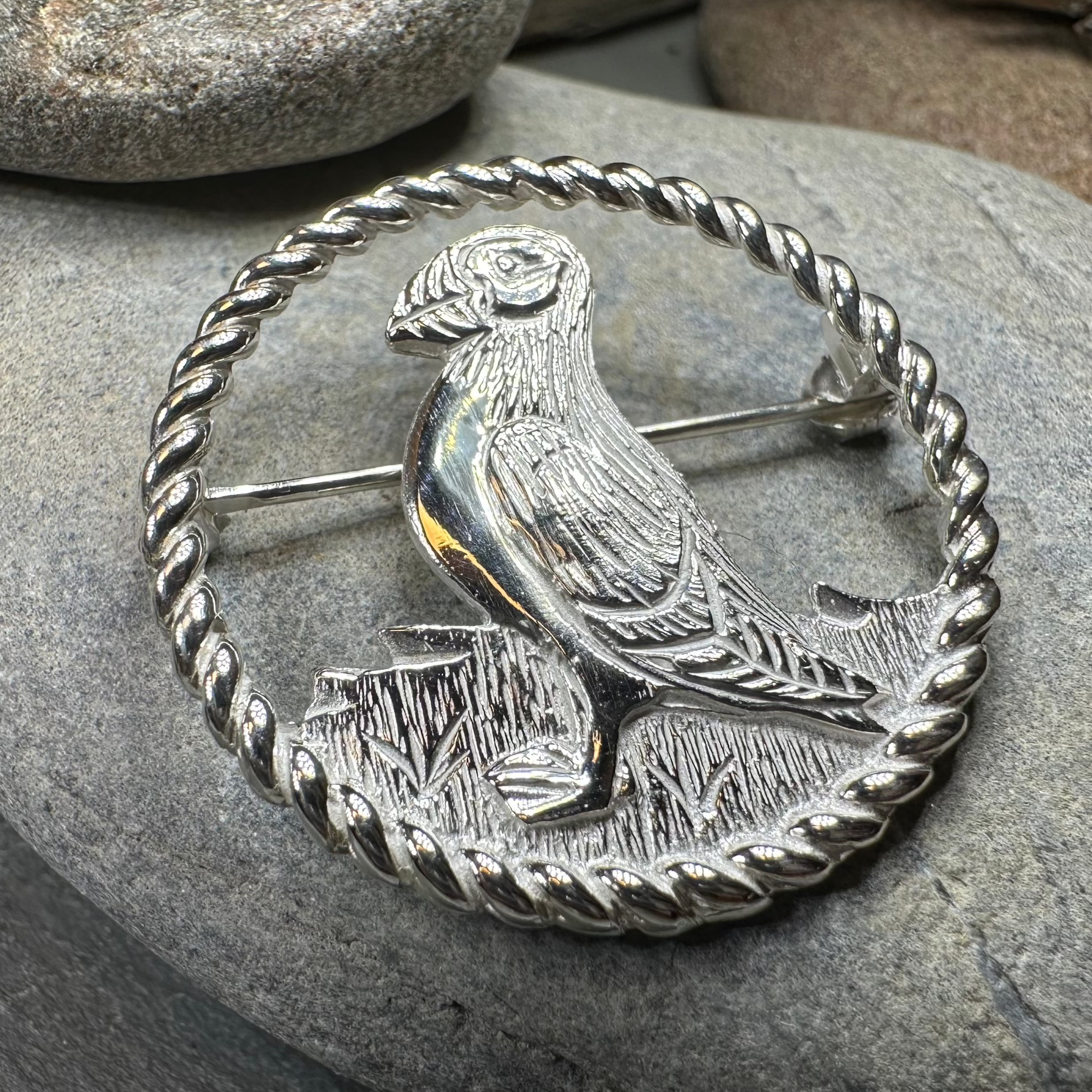 Orkney Puffin Brooch - Handmade in Scotland