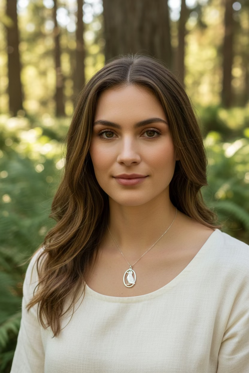 Buthaid Puffin Necklace - Handmade in Scotland