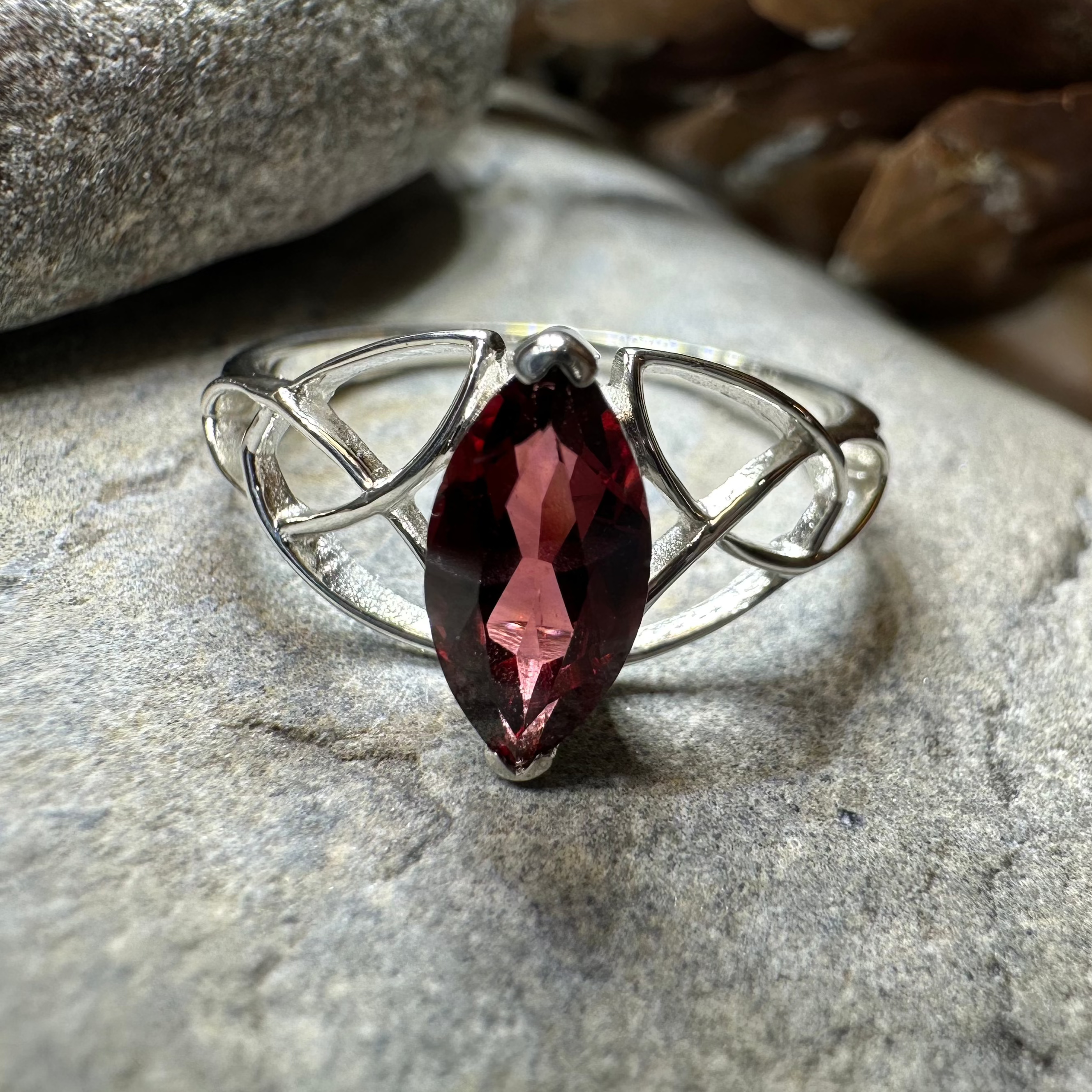 Millicent Celtic Trinity Knot Ring