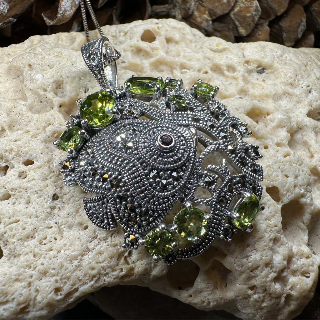 Deep Sea Peridot Necklace