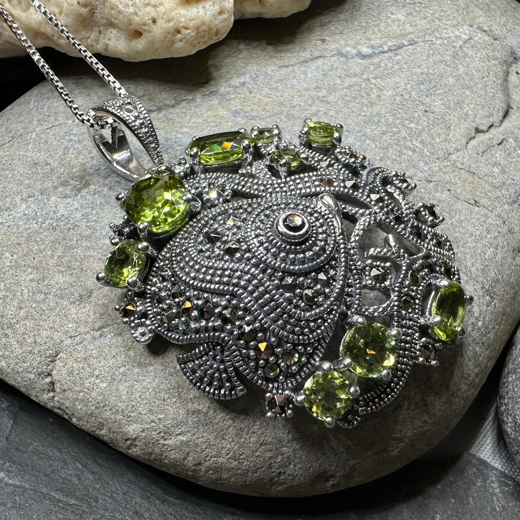 Deep Sea Peridot Necklace