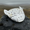 Highland Cow Pin - Handmade in Scotland