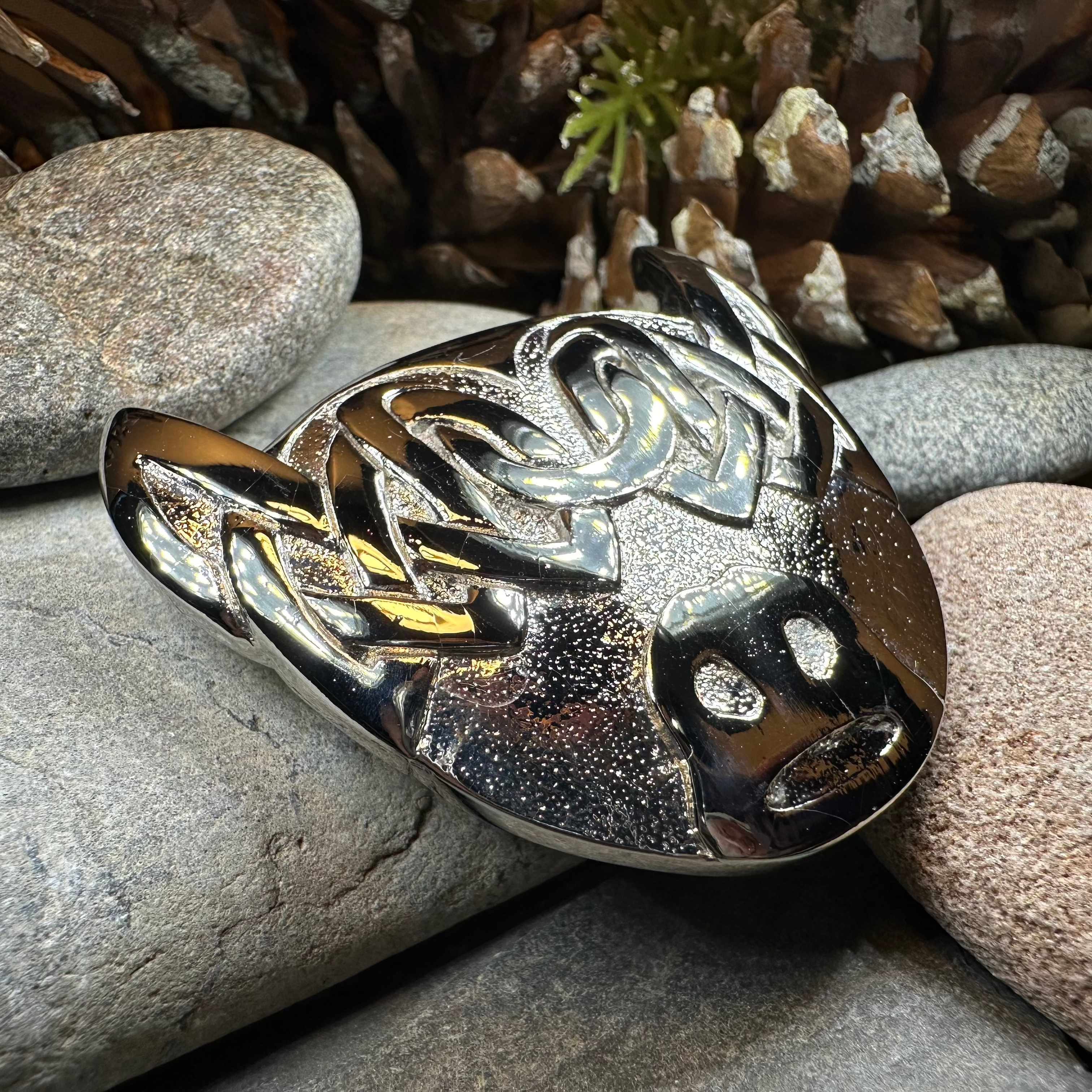 Highland Cow Pin - Handmade in Scotland