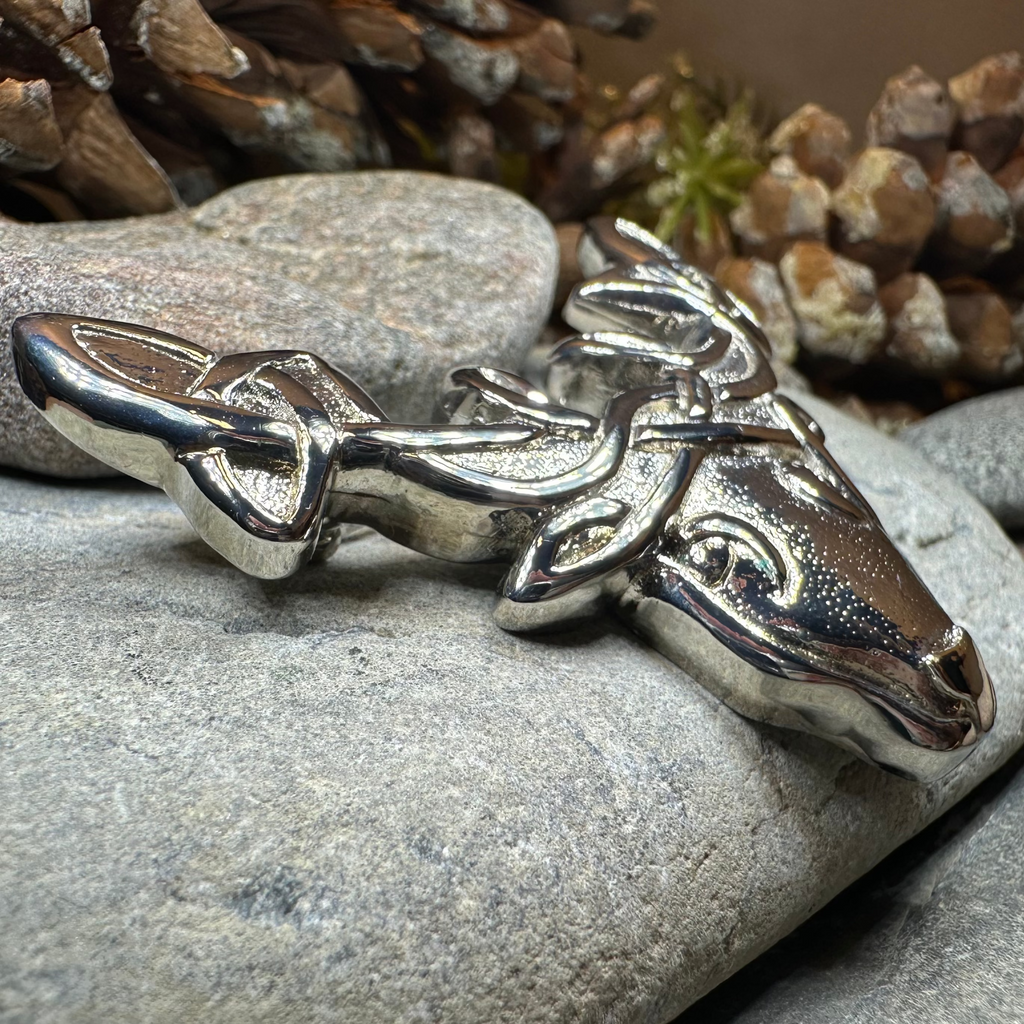 Celtic Tradition Stag Brooch
