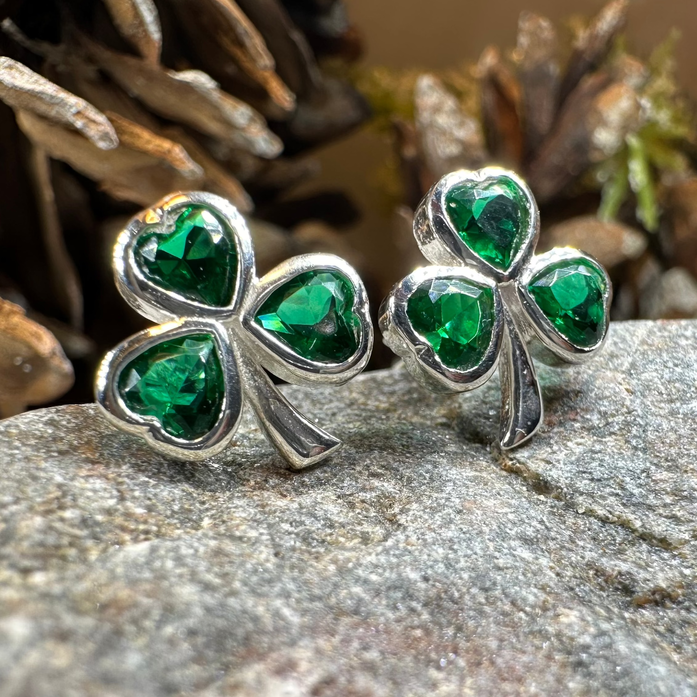 Emerald Isle Shamrock Earrings