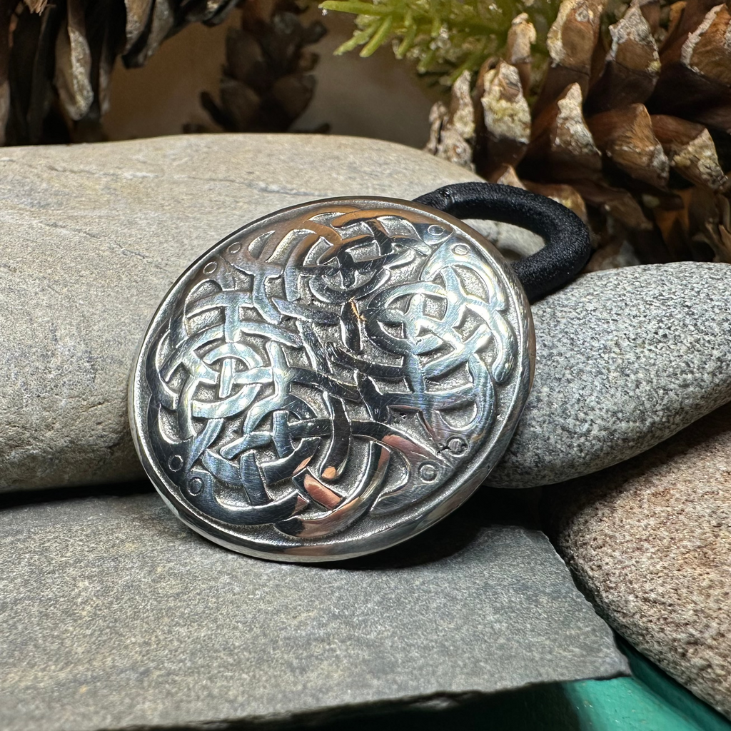 Elegant Celtic Knot Ponytail Holder