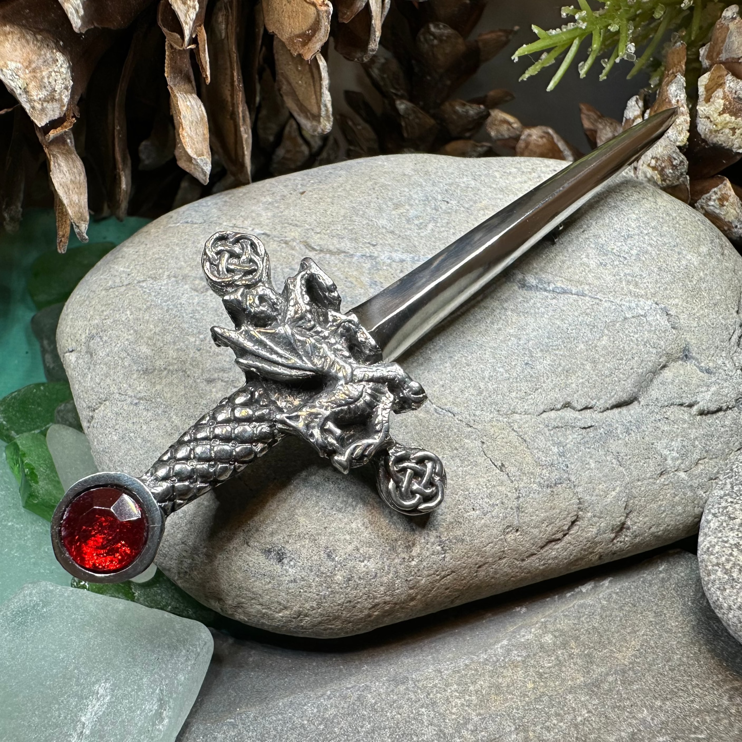 Welsh Dragon Kilt Pin