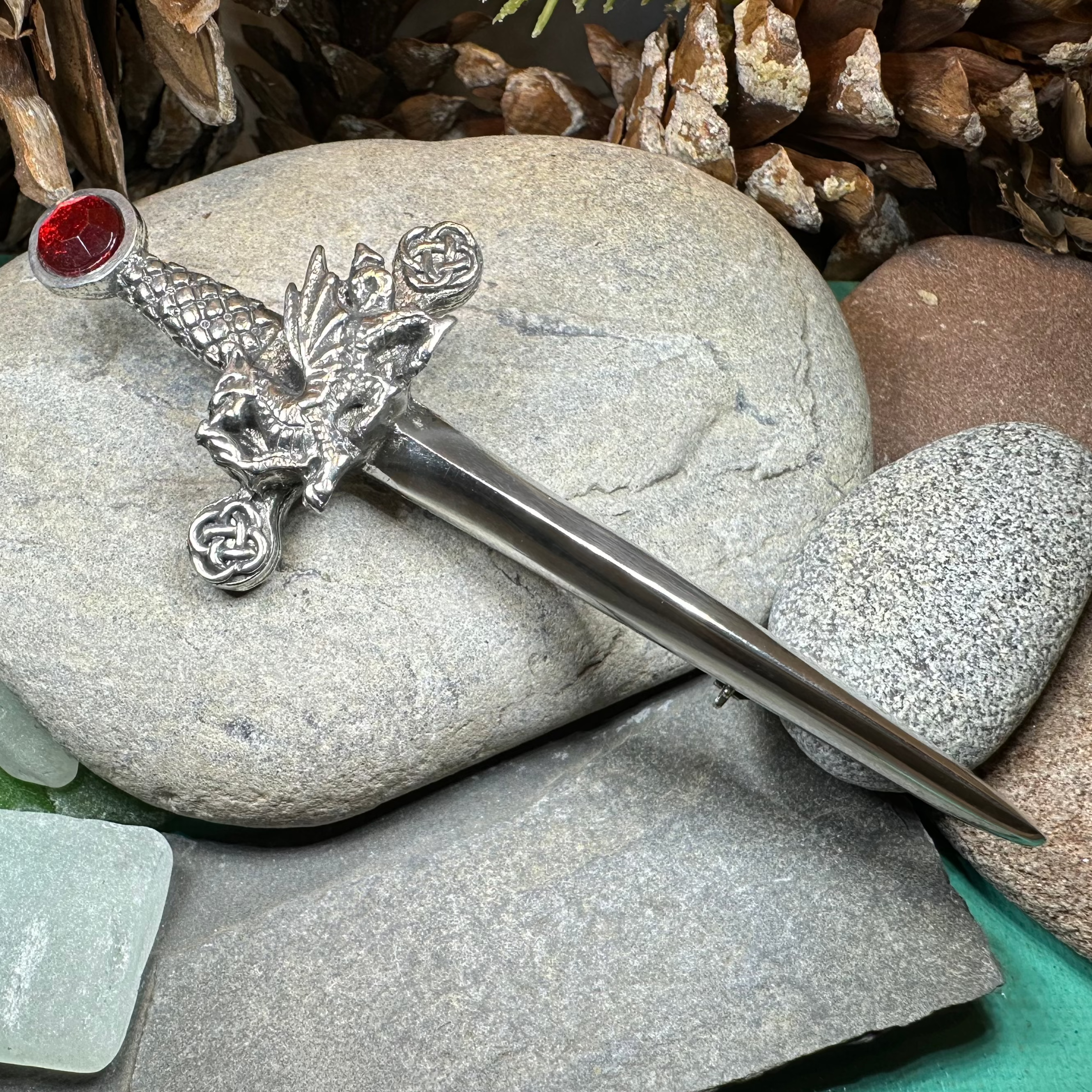 Welsh Dragon Kilt Pin