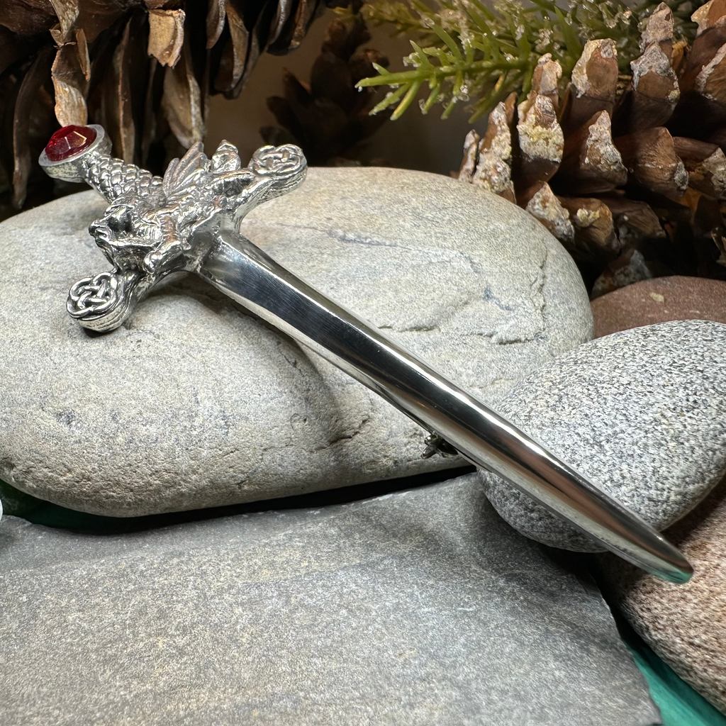 Welsh Dragon Kilt Pin