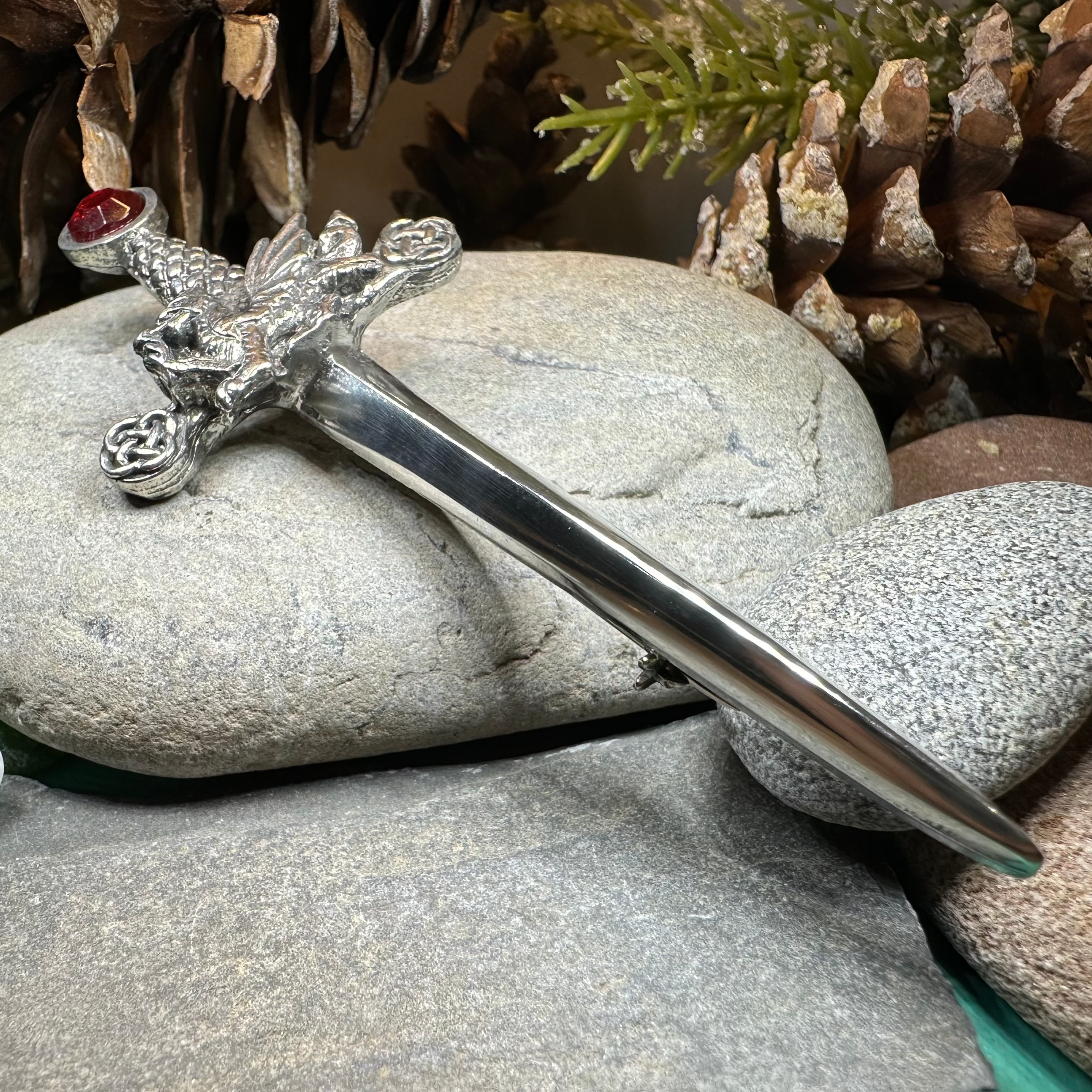 Welsh Dragon Kilt Pin
