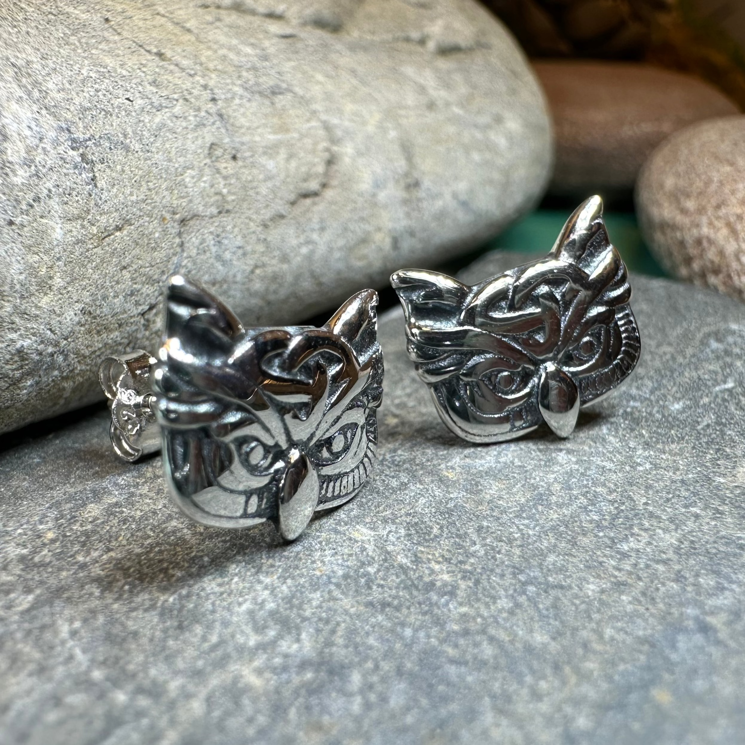Lyssie Owl Stud Earrings