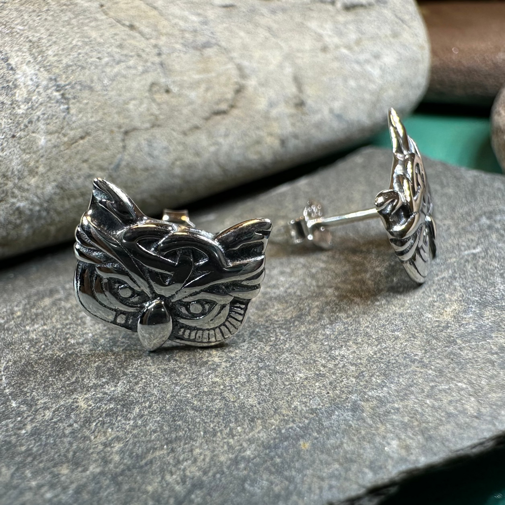 Lyssie Owl Stud Earrings